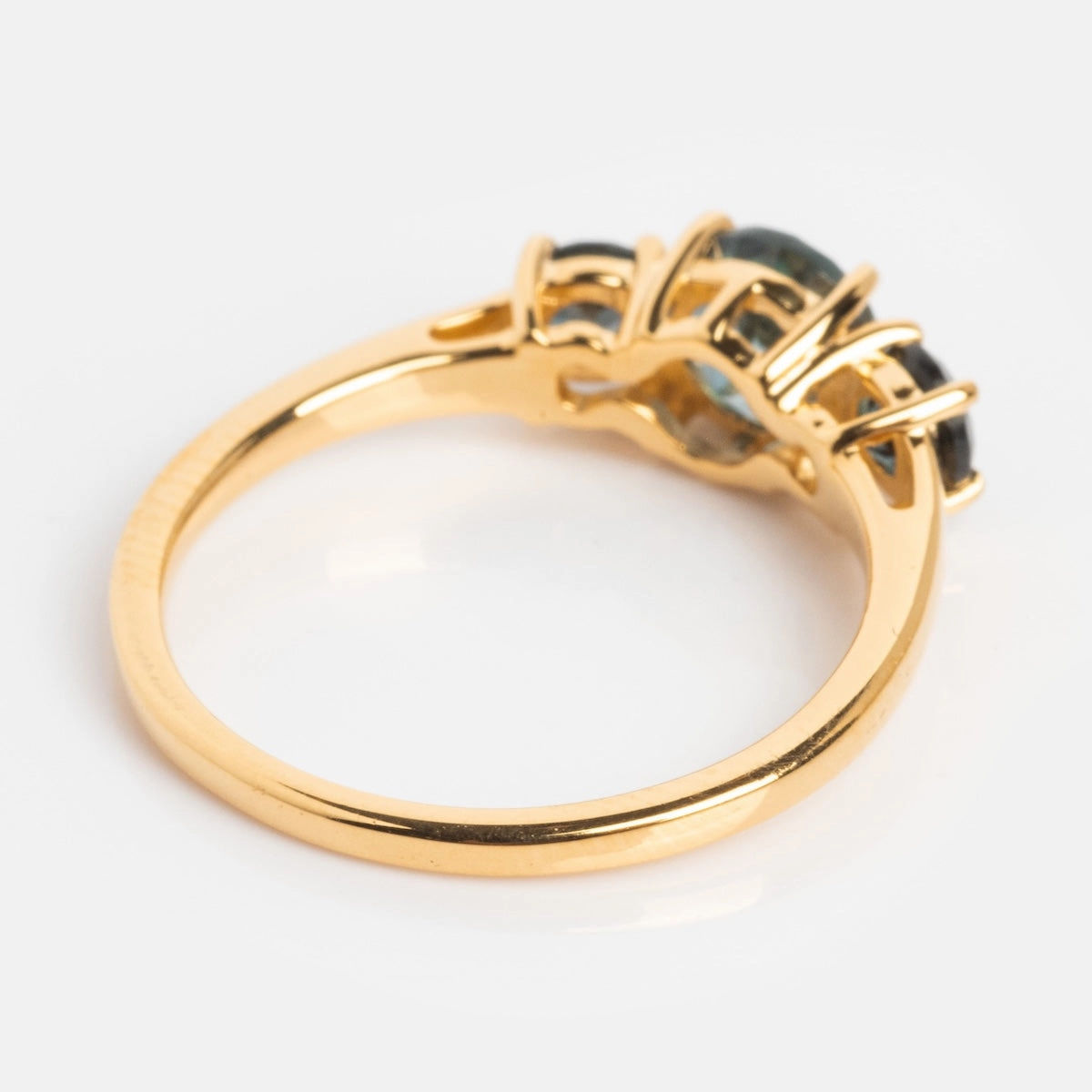 London Blue Topaz Trilogy Ring