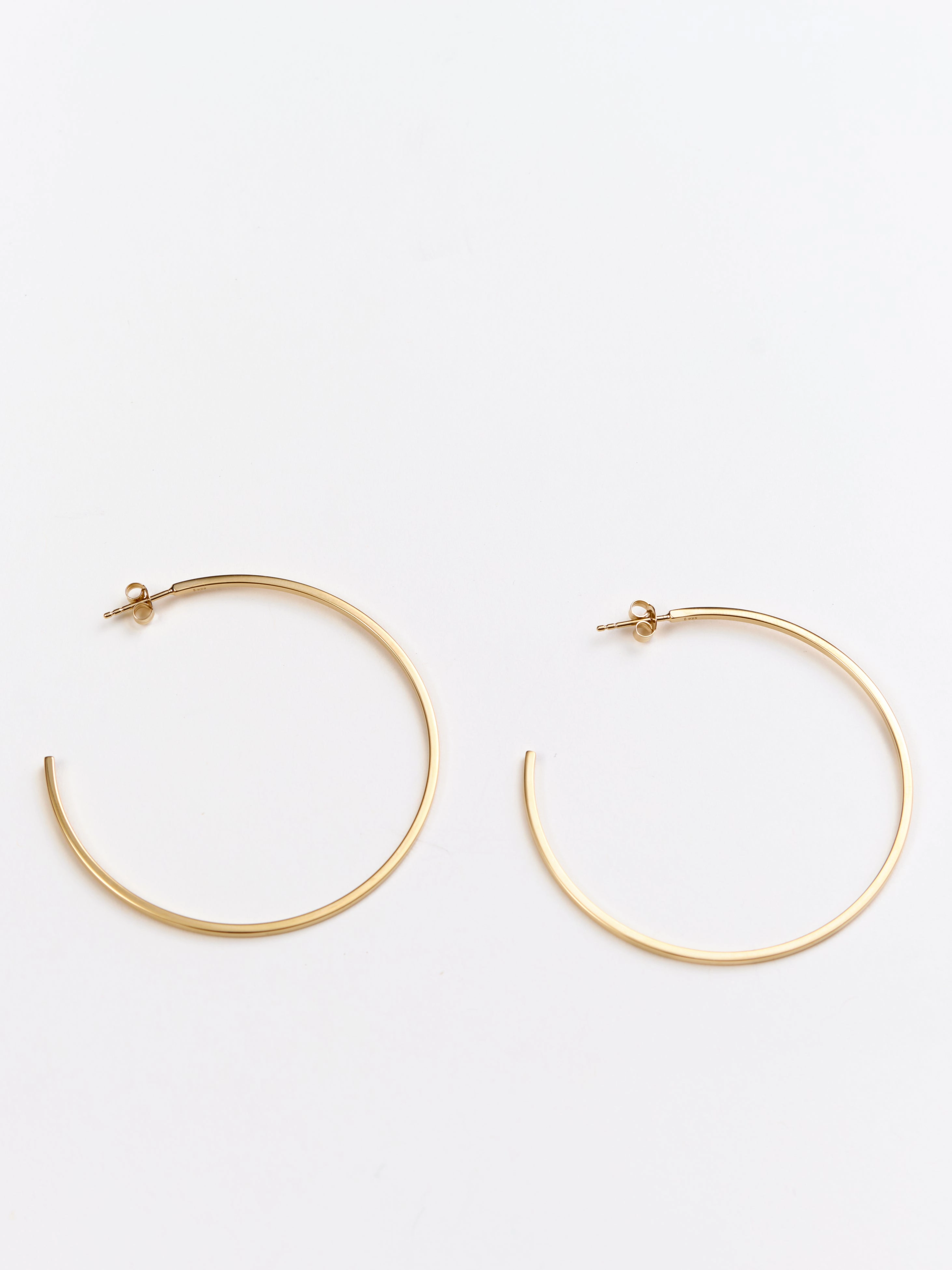 Maddie Large Thin Hoop Earrings