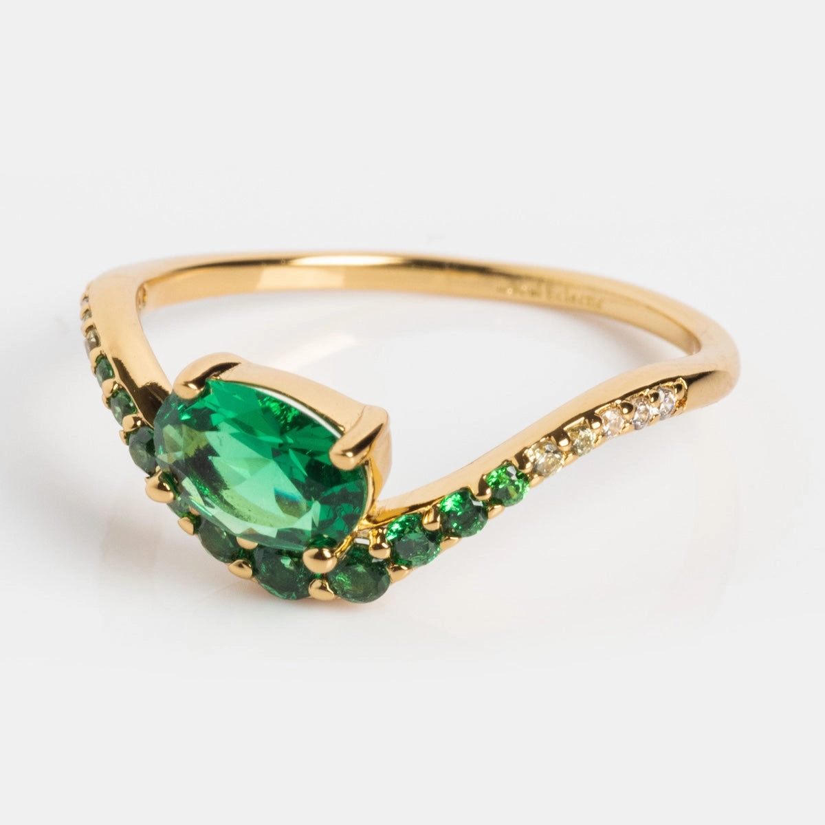 Main Character Floating Ombre Birthstone Ring