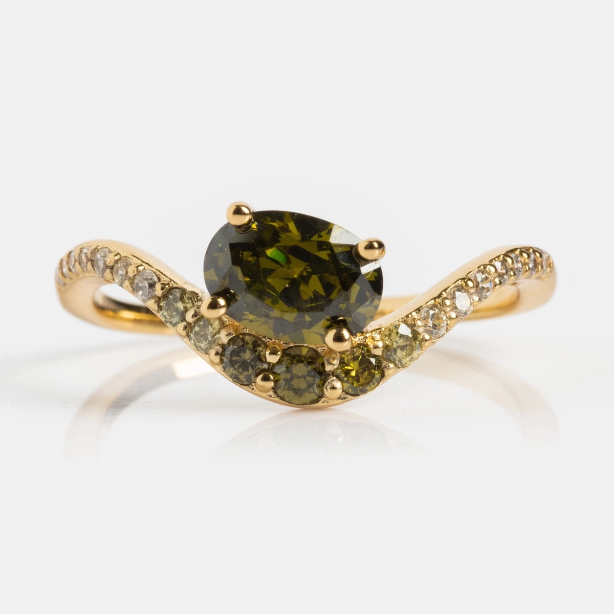 Main Character Floating Ombre Birthstone Ring
