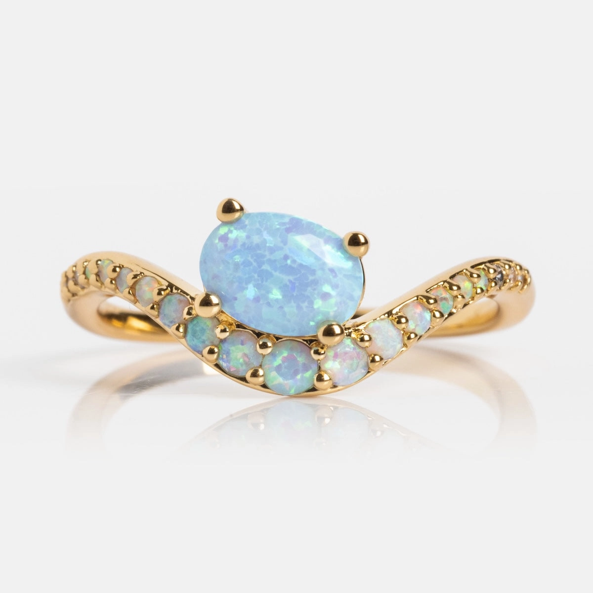 Main Character Floating Ombre Birthstone Ring