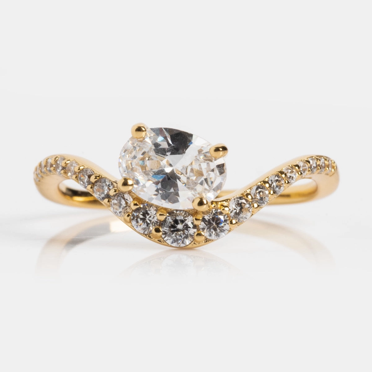 Main Character Floating Ombre Birthstone Ring