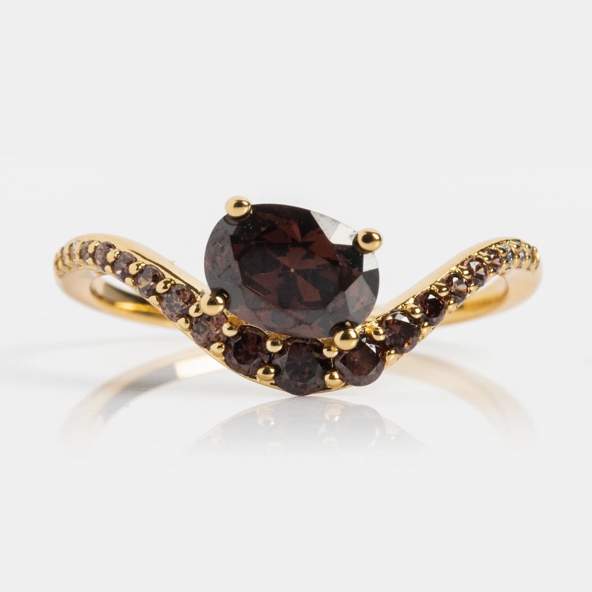 Main Character Floating Ombre Birthstone Ring