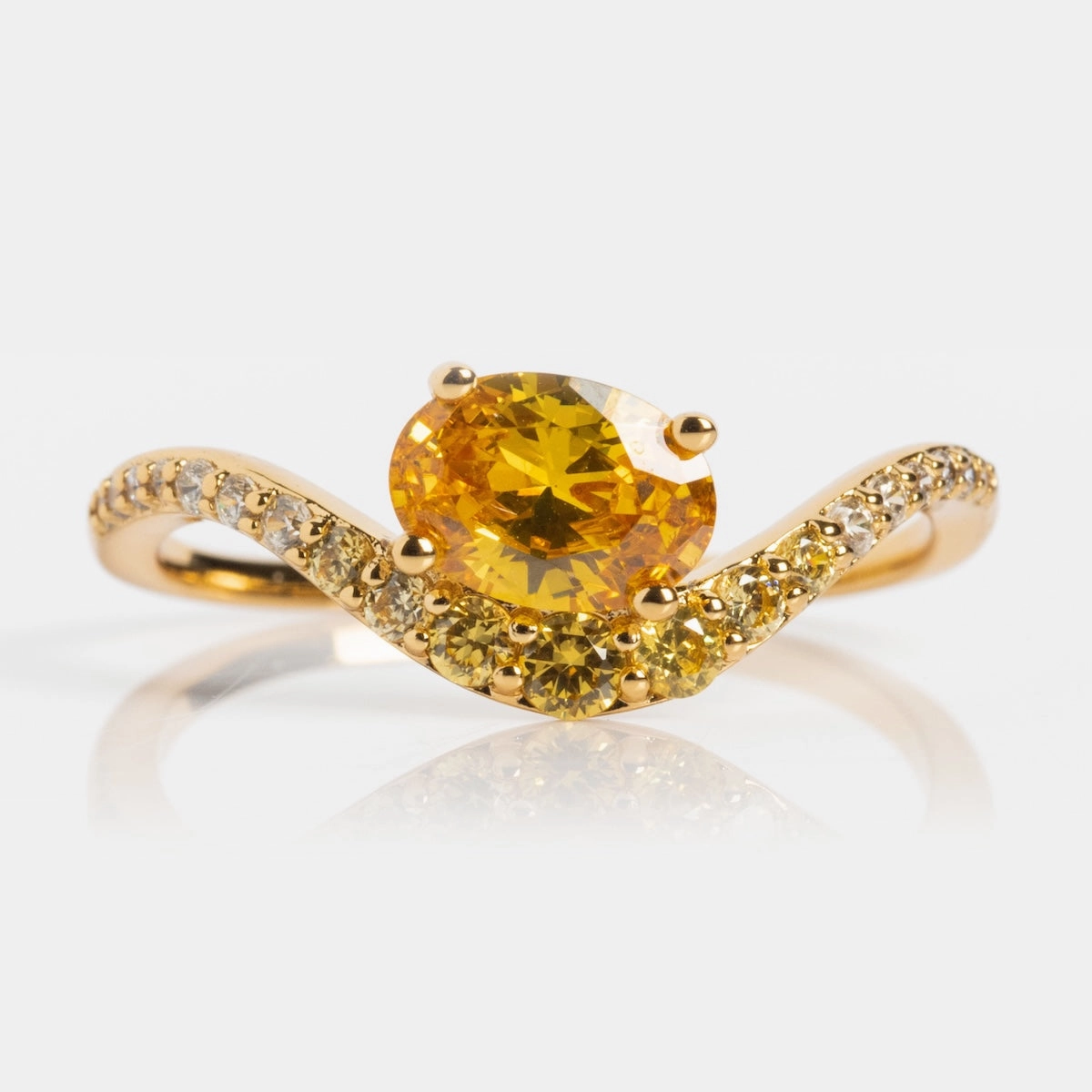 Main Character Floating Ombre Birthstone Ring