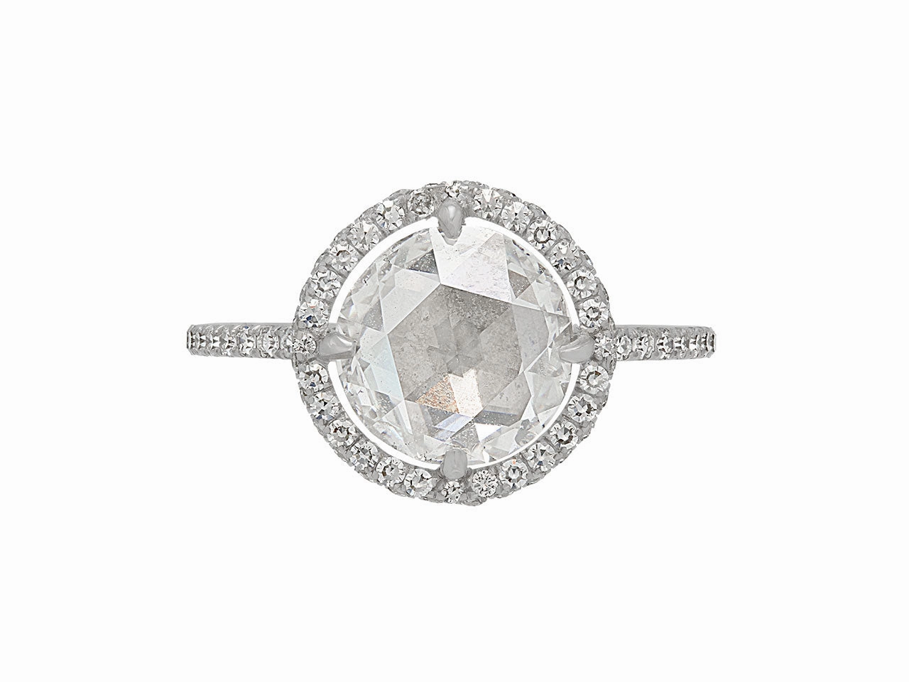 Martin Katz 2.41ct Diamond Halo Ring in Platinum