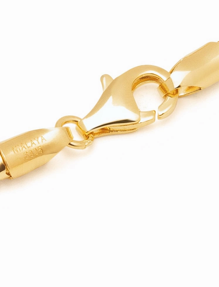 Men's Gold Round Chain Bracelet