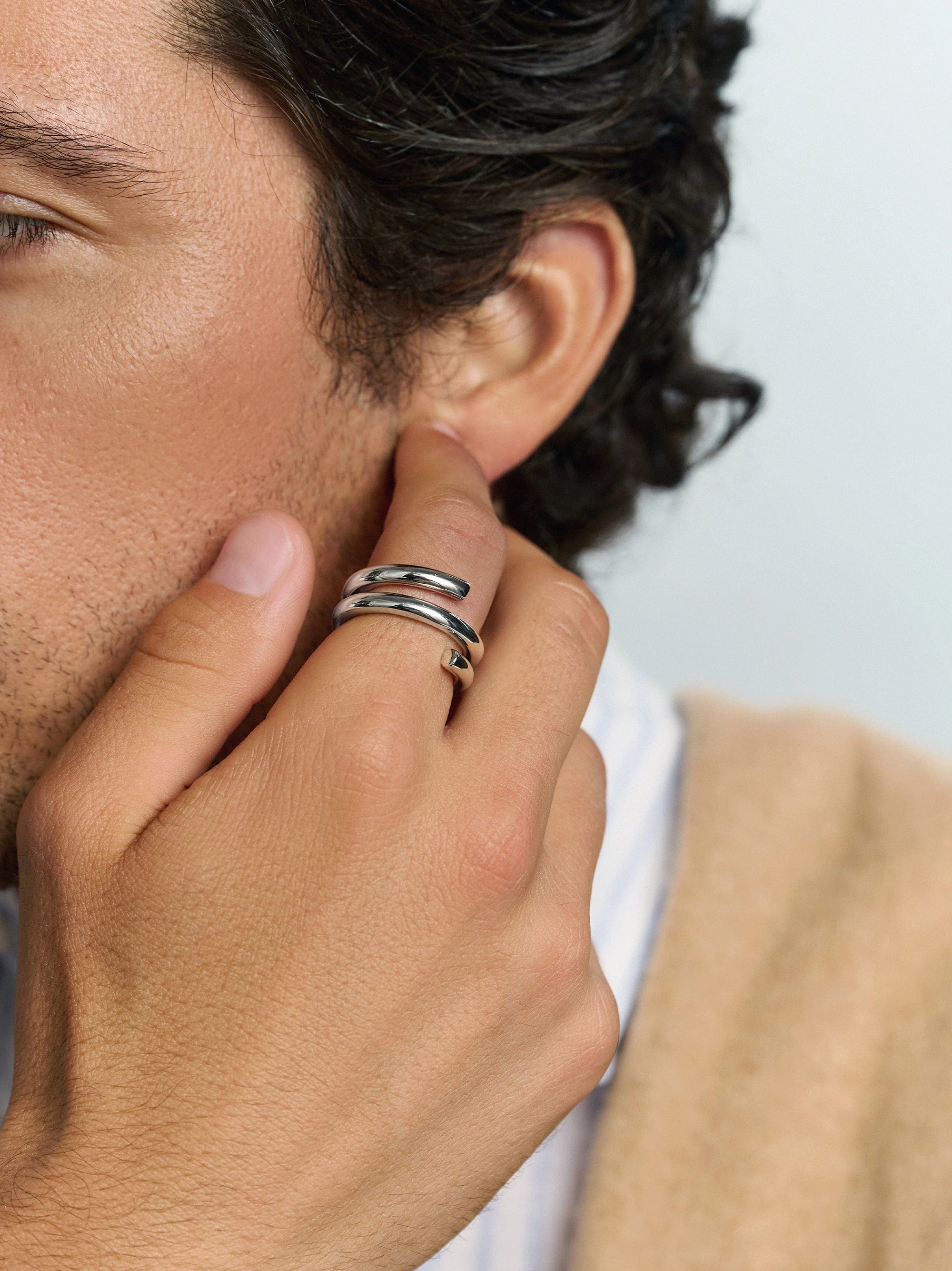 Modern Spiral Ring
