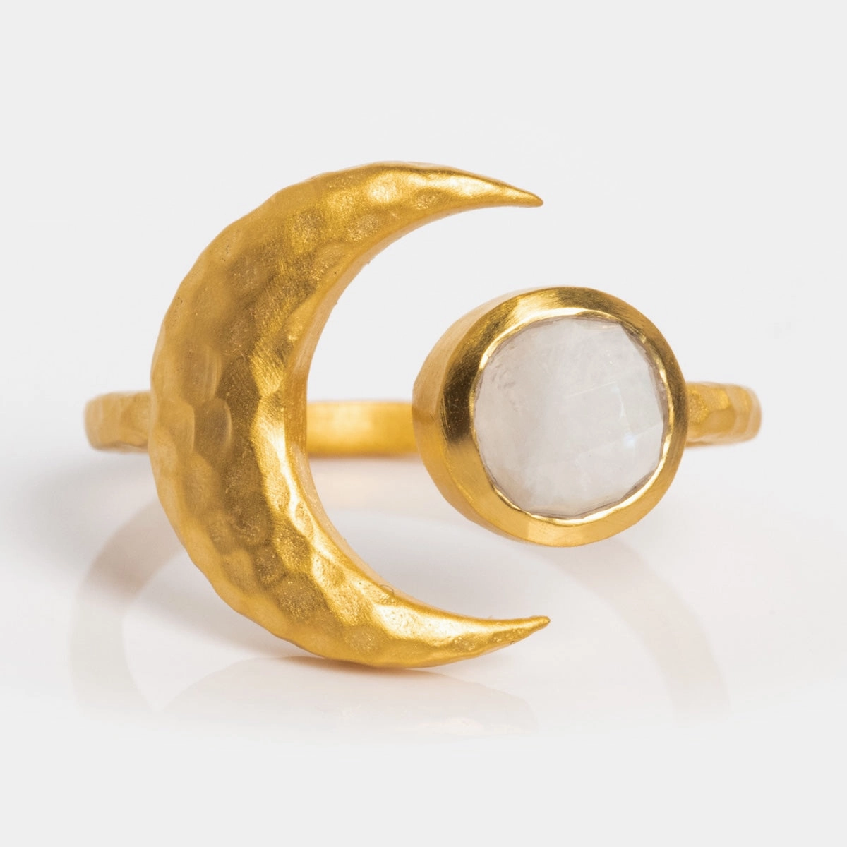 Moon Open Ring