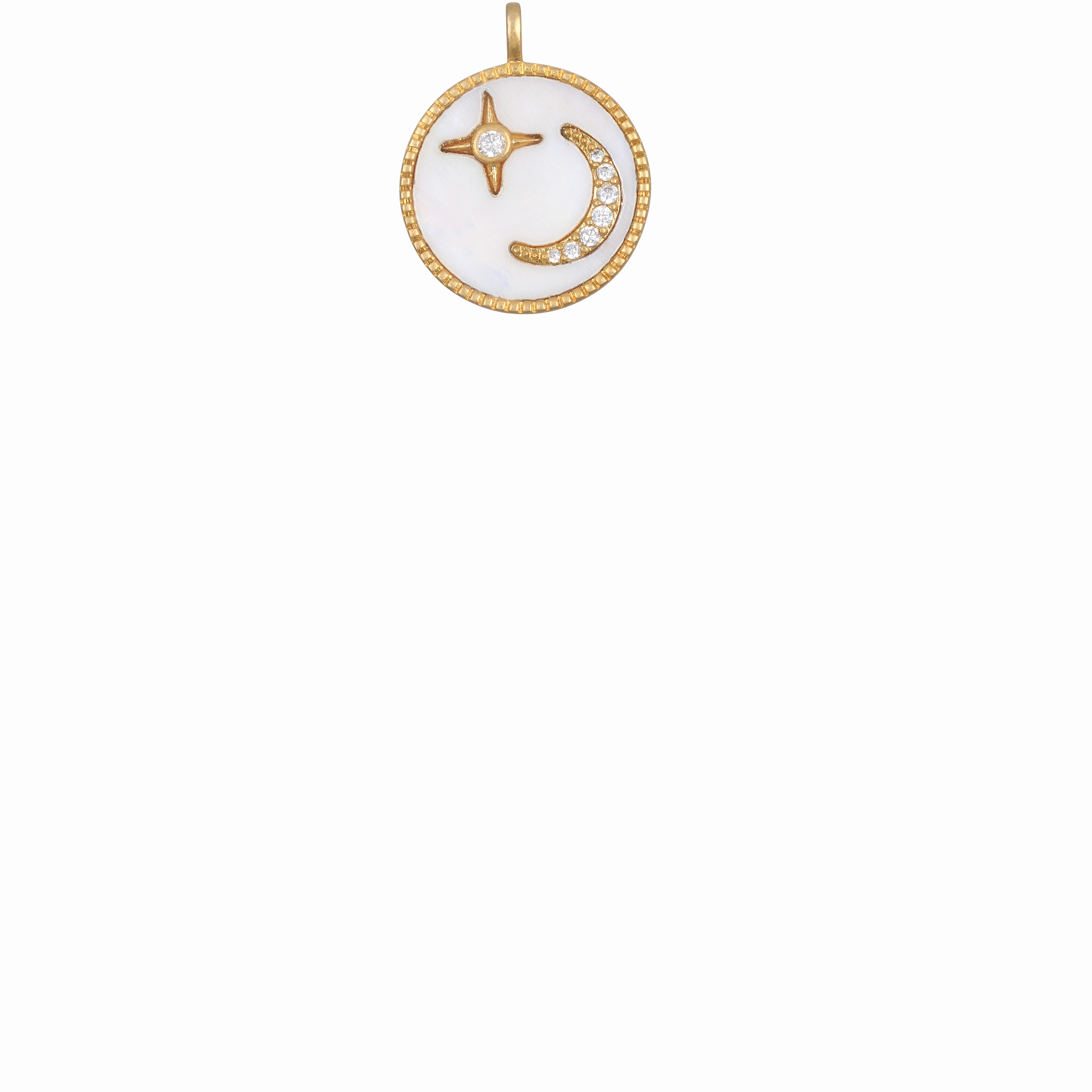 Mother-of-Pearl Crescent Moon