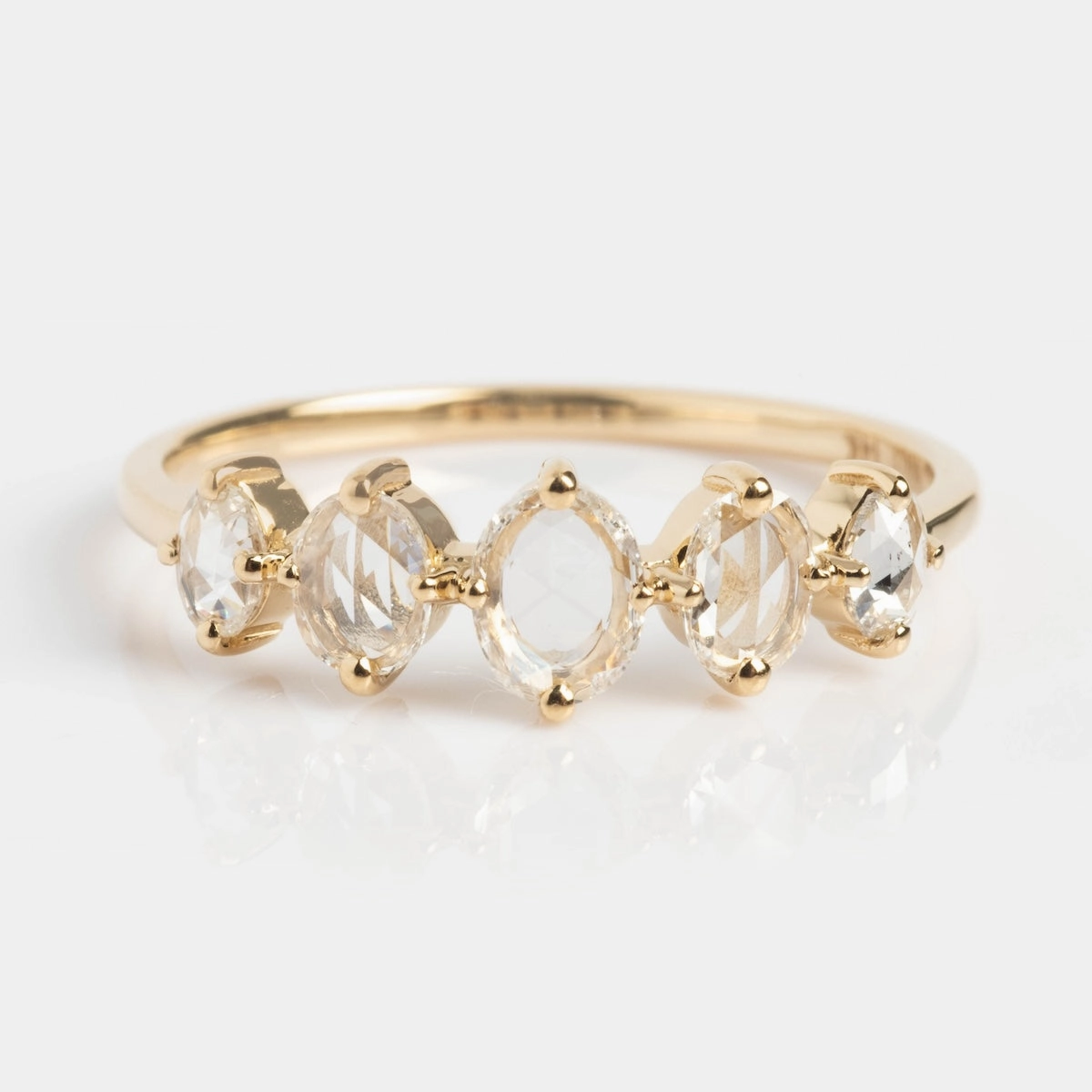 Nadine Ring with Rose Cut Diamonds