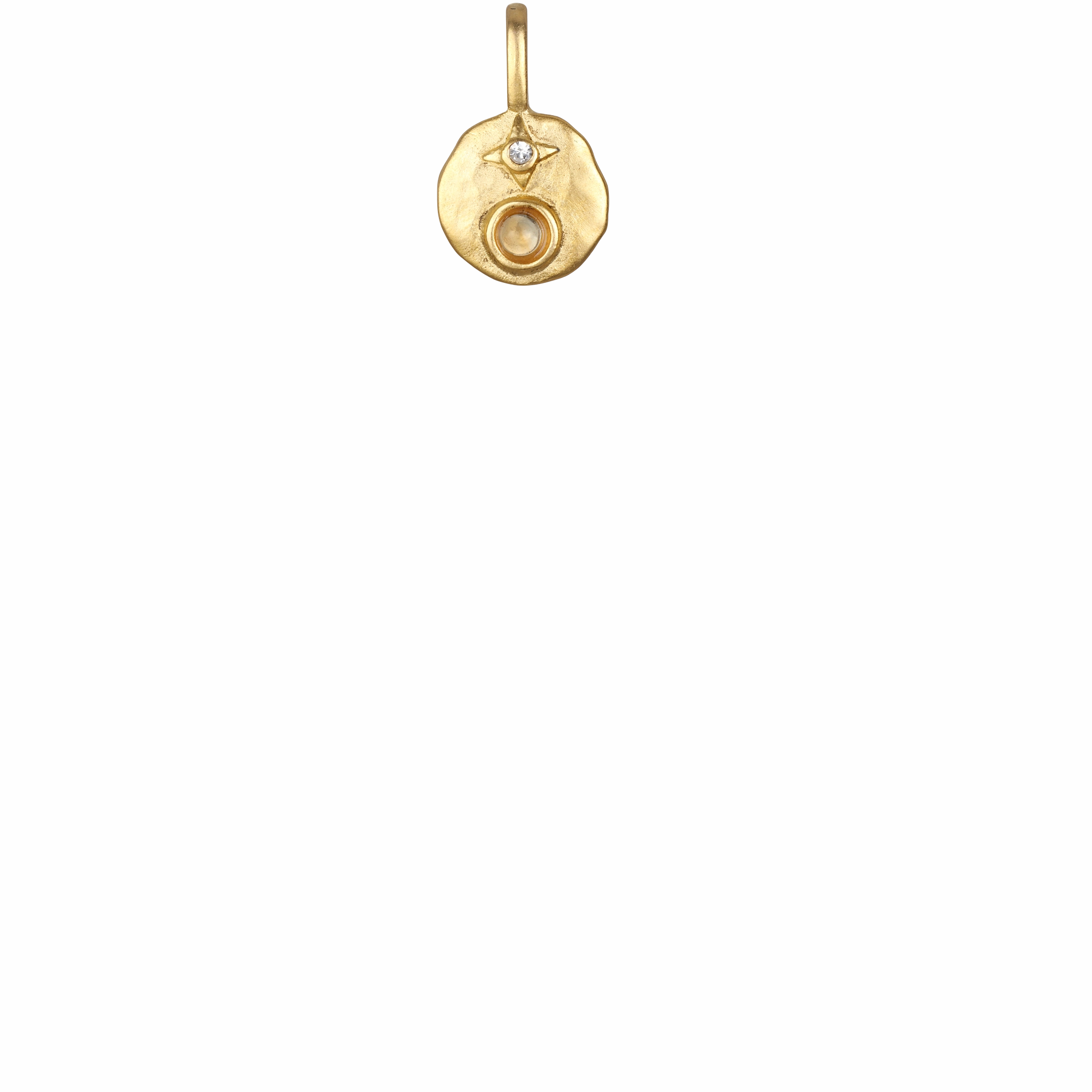 November Birthstone Charm - Citrine