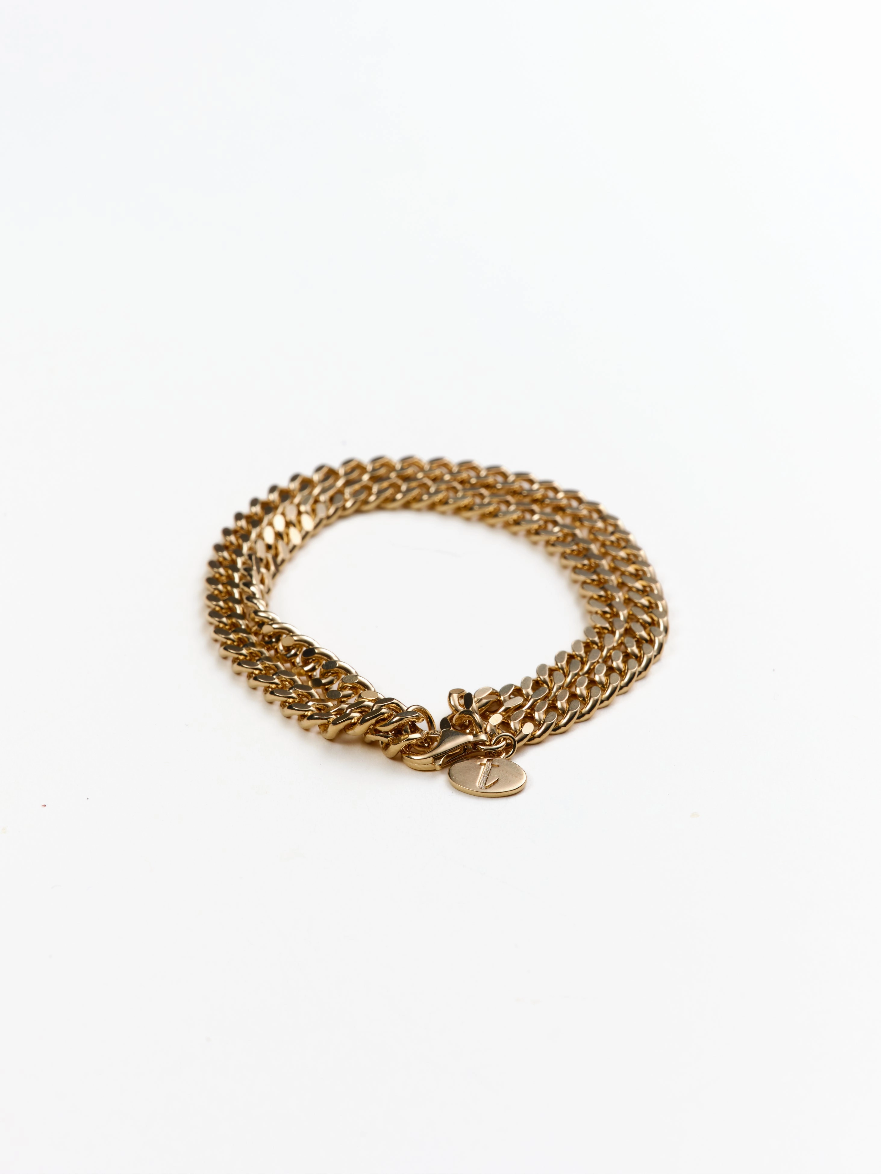 Olive Double Chain Bracelet
