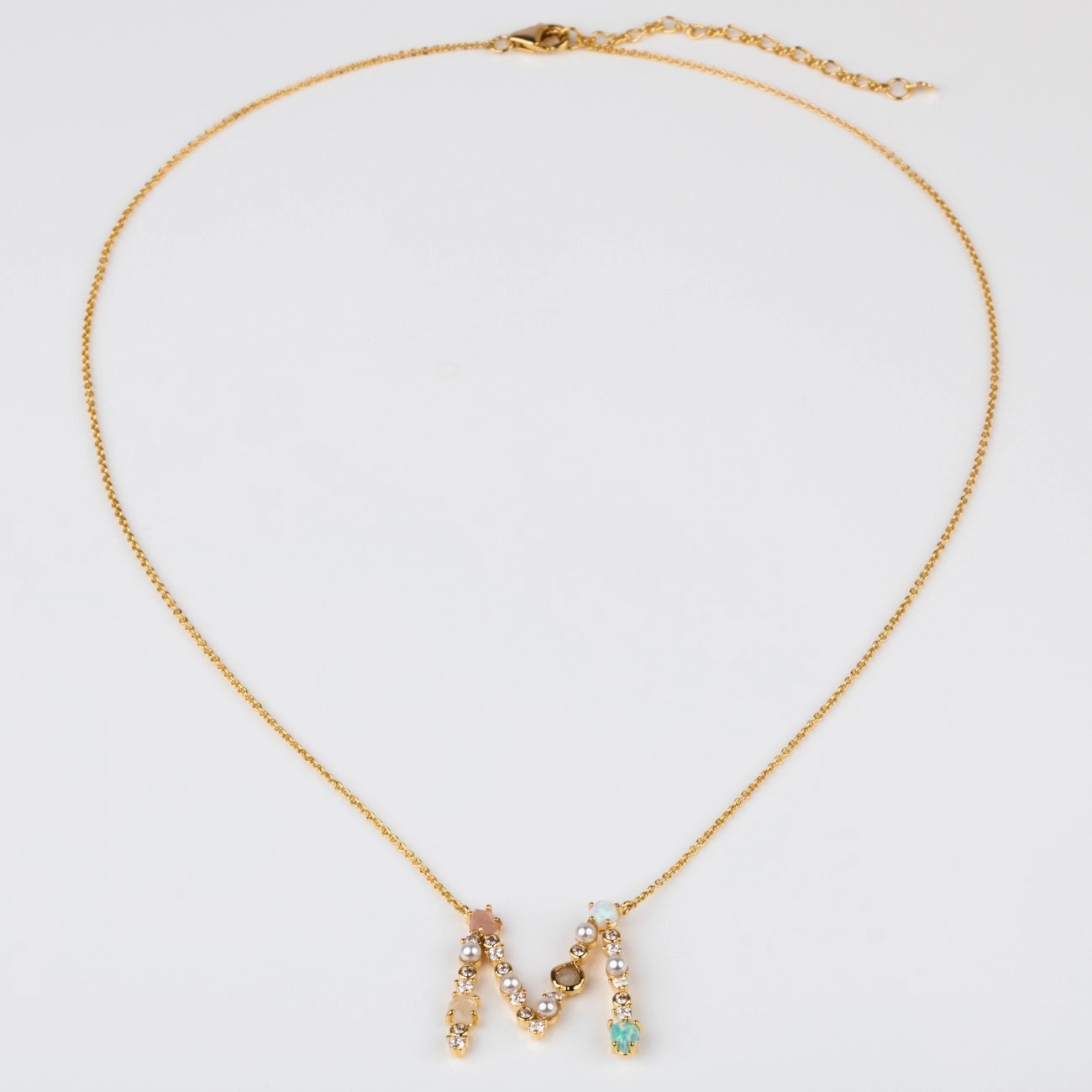 Opal Monogram Pendant