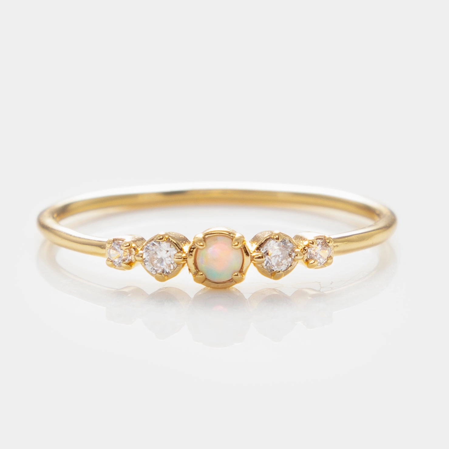 Opal Stacking Ring