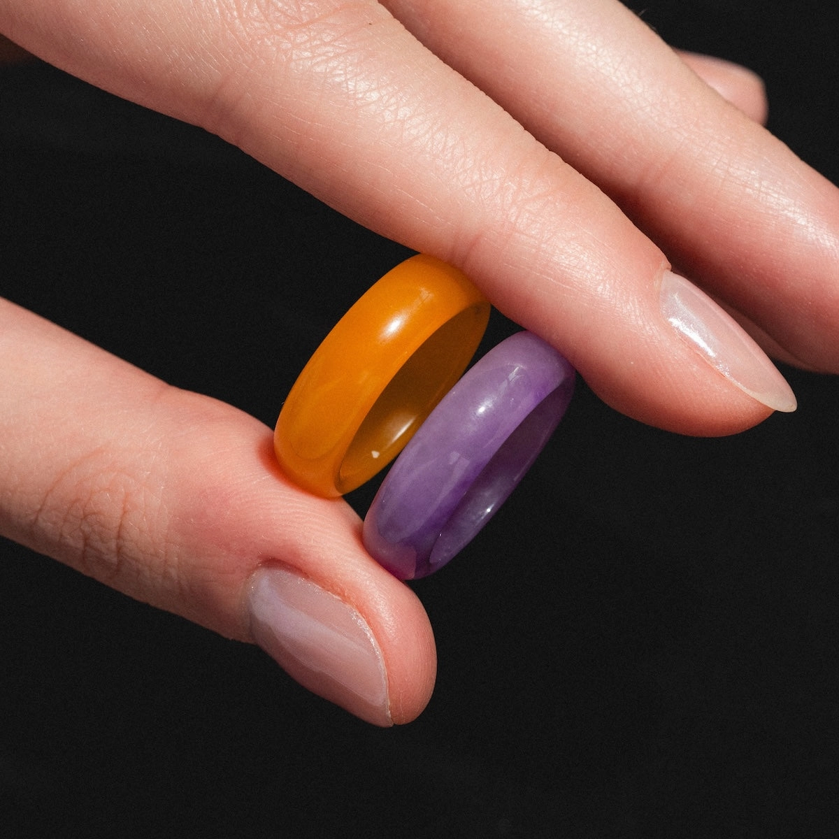 Orange Quartzite Ring