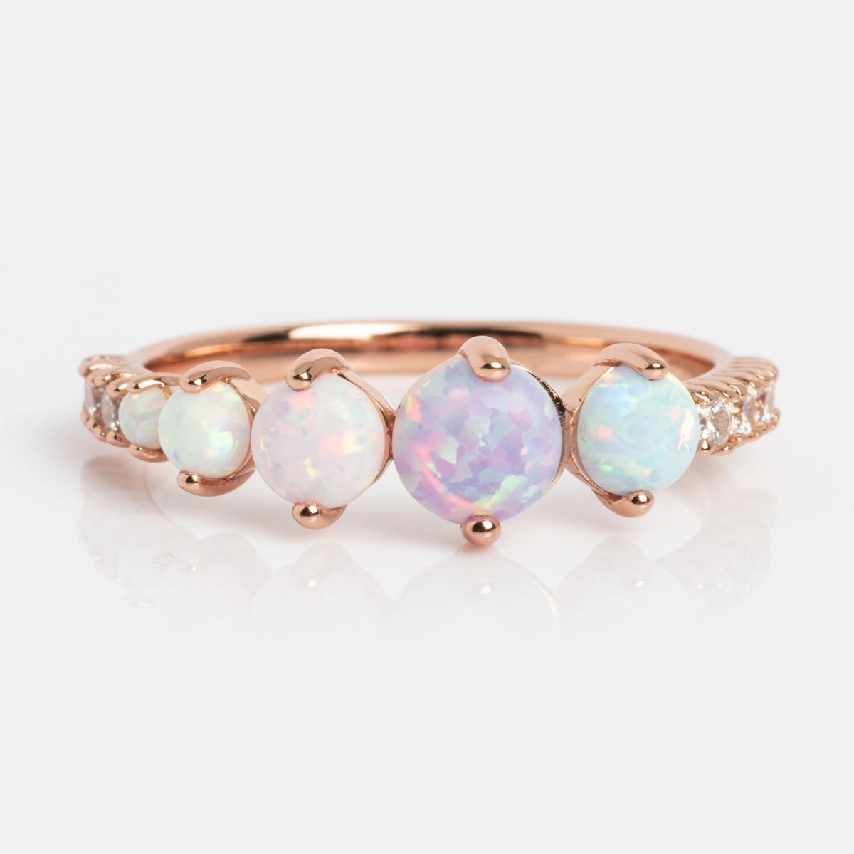 Pastel Opal Shooting Star Ring