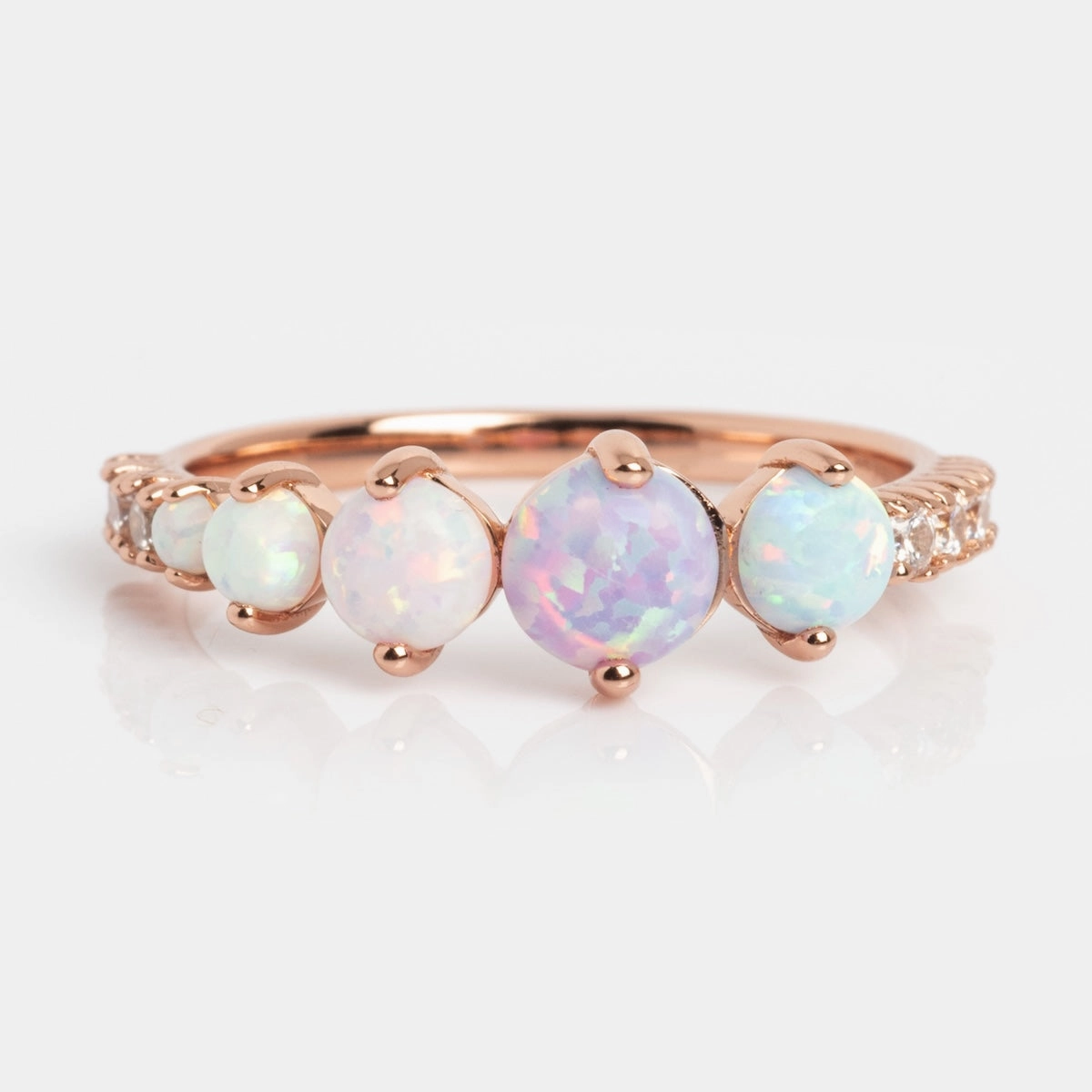 Pastel Opal Shooting Star Ring