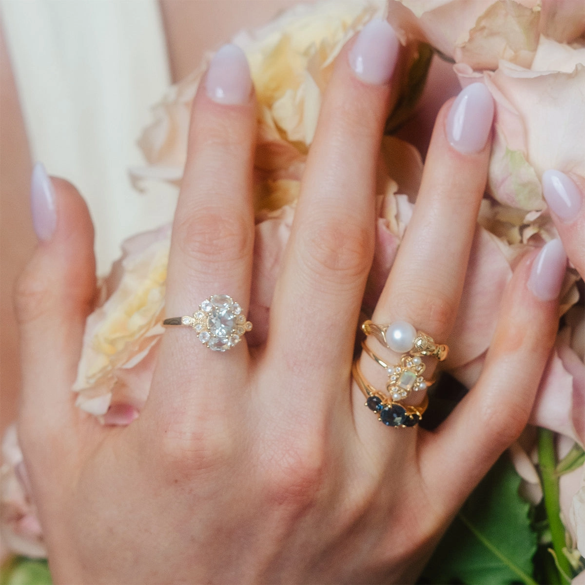 Pearl Siren Statement Ring