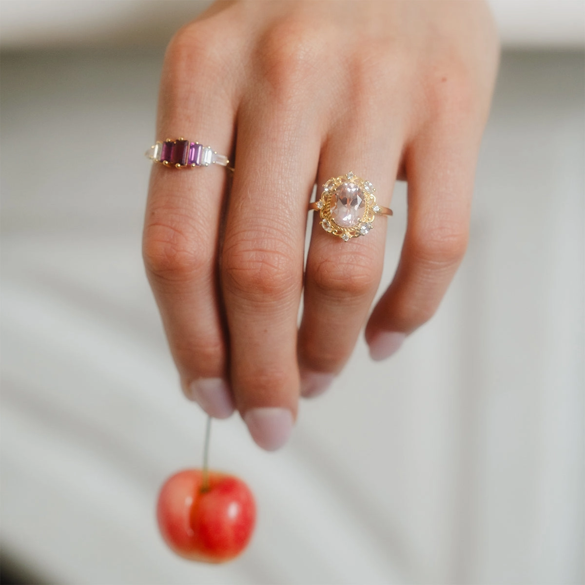 Royal Blush Cocktail Ring