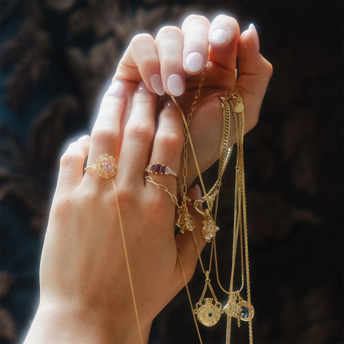 Royal Blush Cocktail Ring