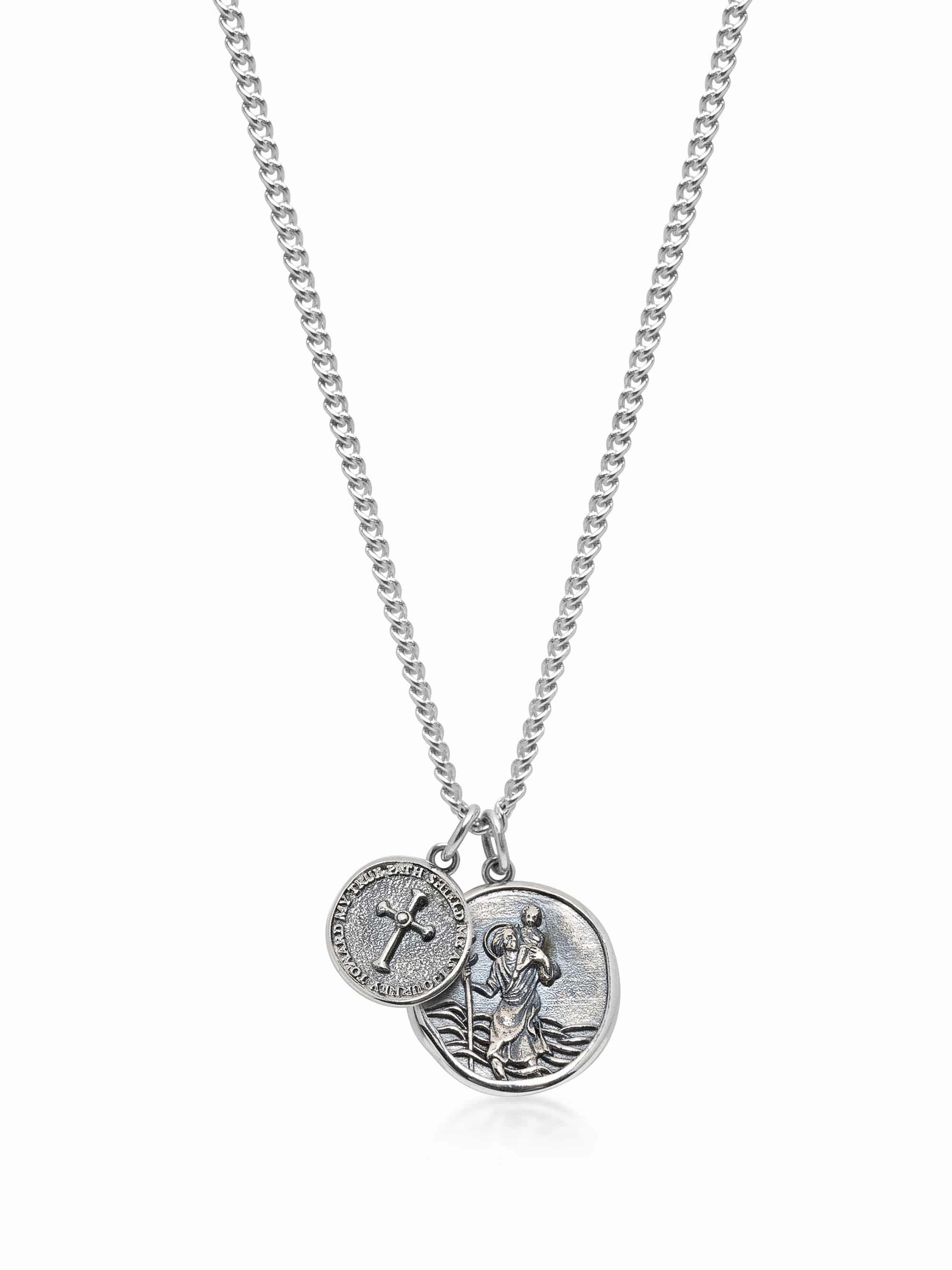 Saint Christopher Double Medallion