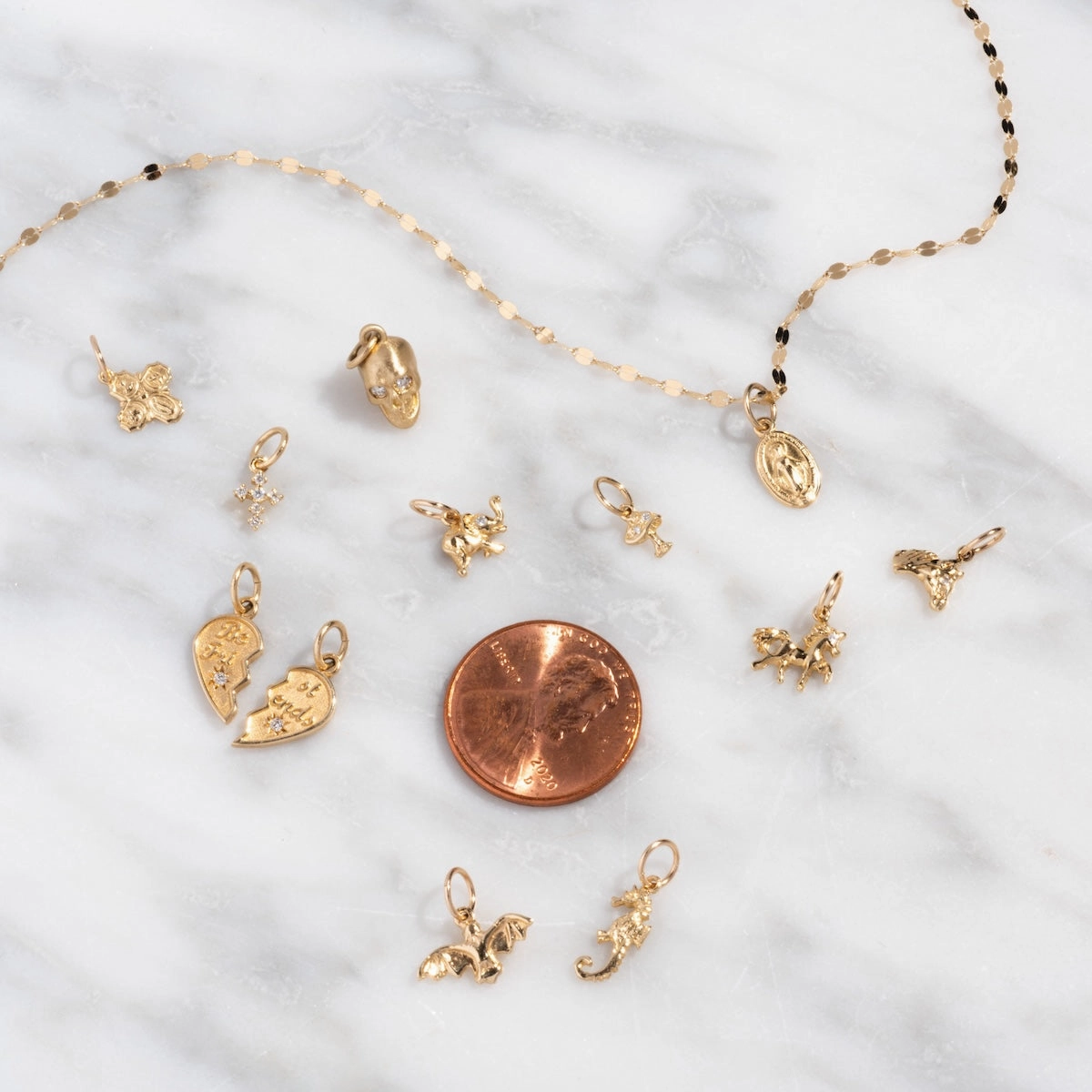 Sale! 14k Littlest Charms by Charlie and Marcelle