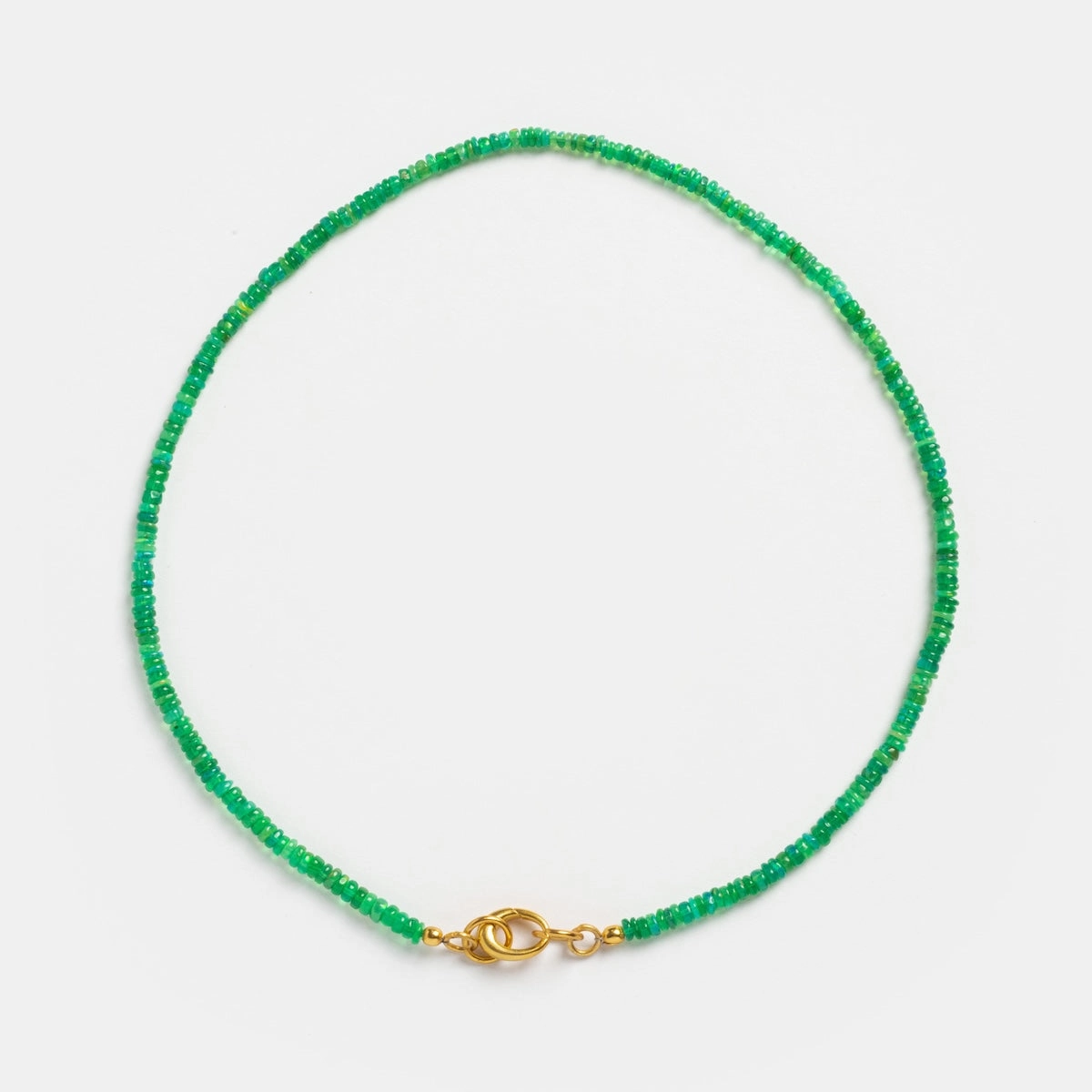 Sale! Beaded Gemstone Charm Holder Necklace