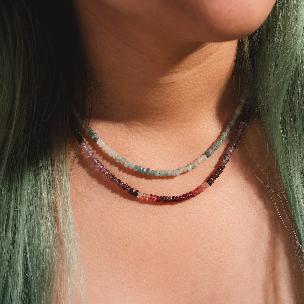 Sale! Beaded Gemstone Necklace