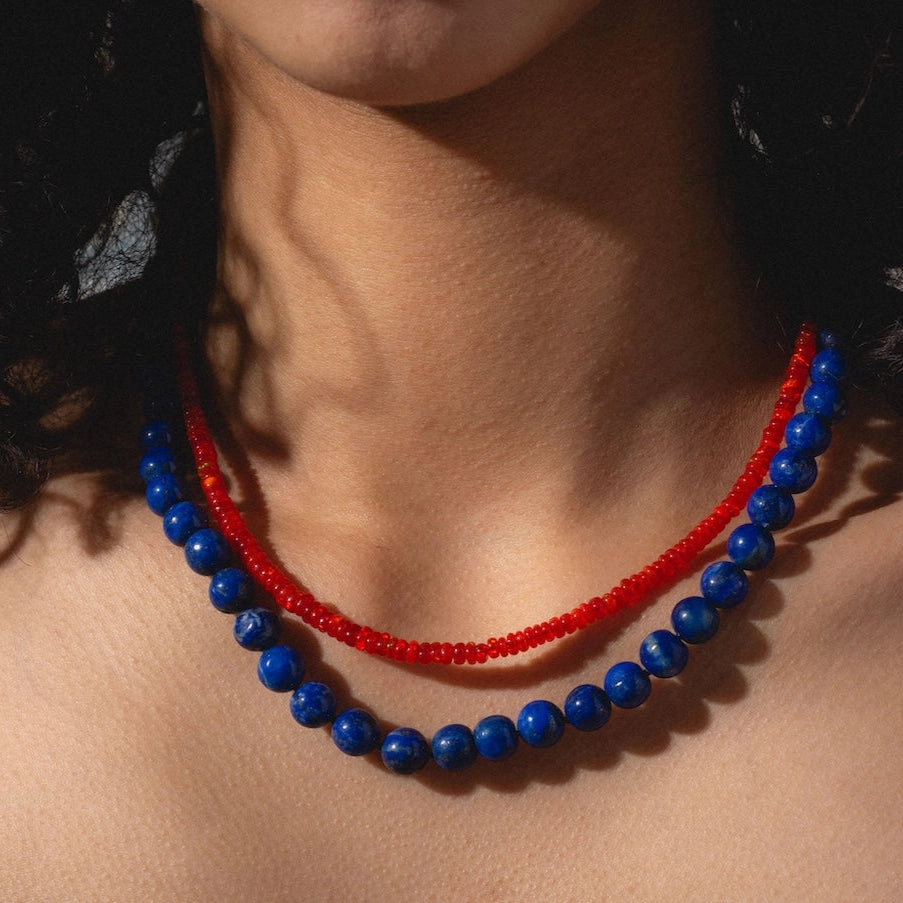 Sale! Beaded Gemstone Necklace