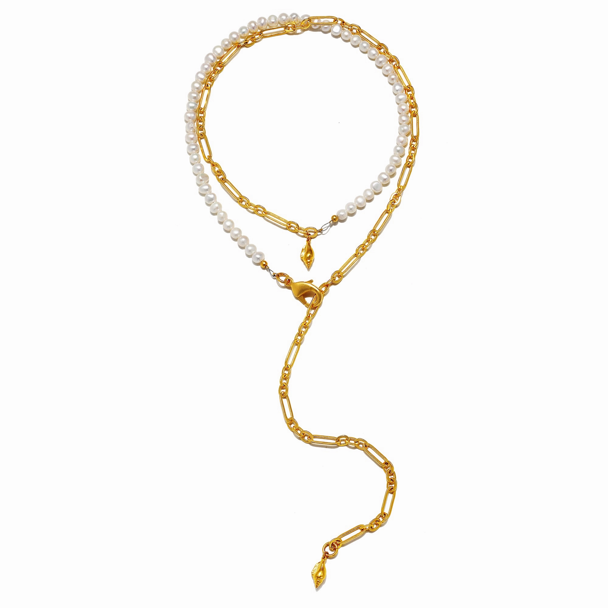 Sea Pearl Convertible Chain Necklace
