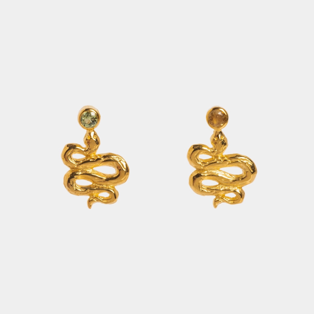 Serpent Stud Earrings