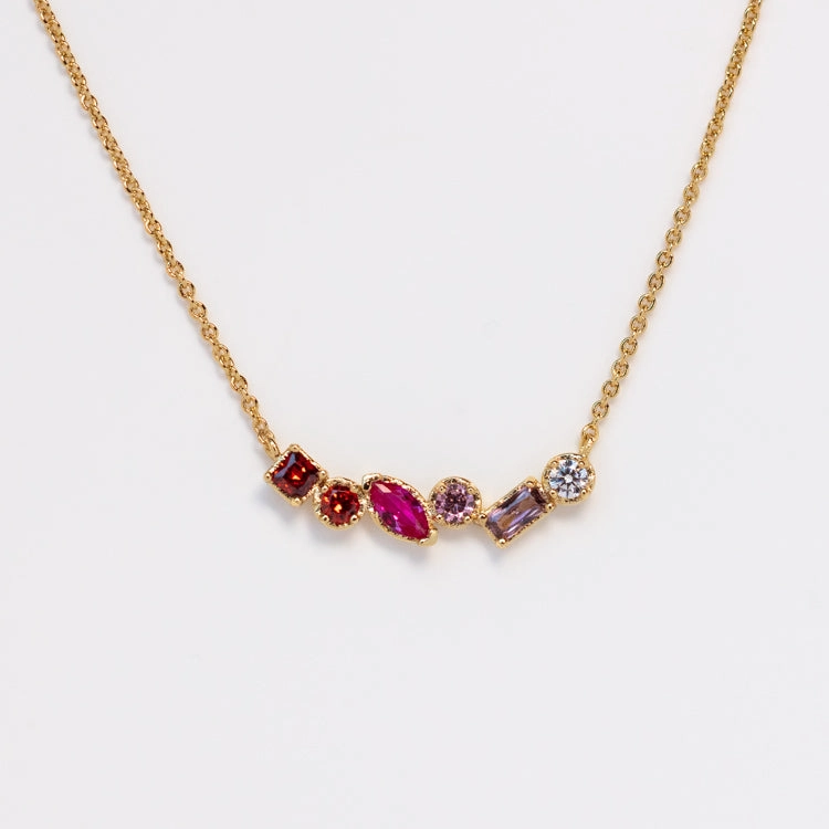 Shades of You Ombre Birthstone Necklace