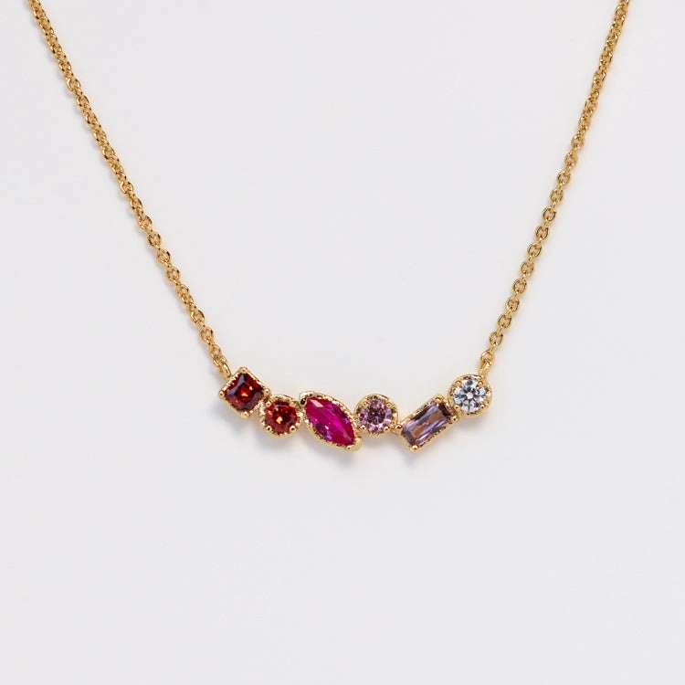 Shades of You Ombre Birthstone Necklace