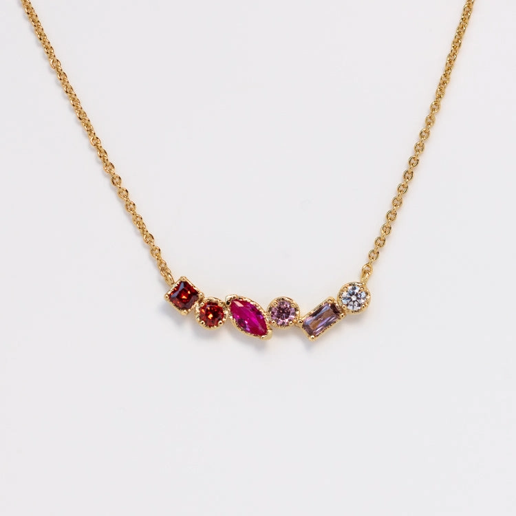 Shades of You Ombre Birthstone Necklace