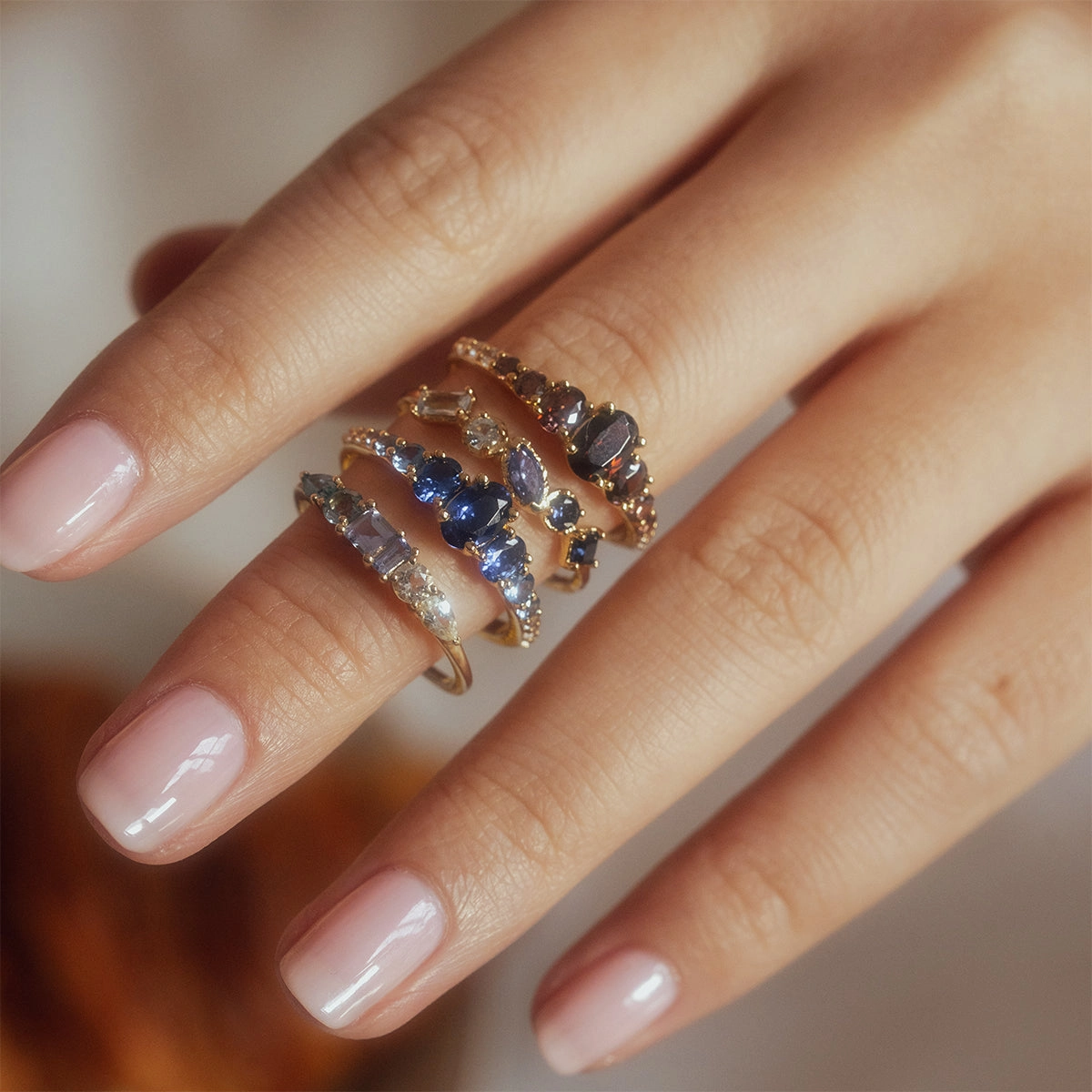 Shades of You Ombre Birthstone Ring