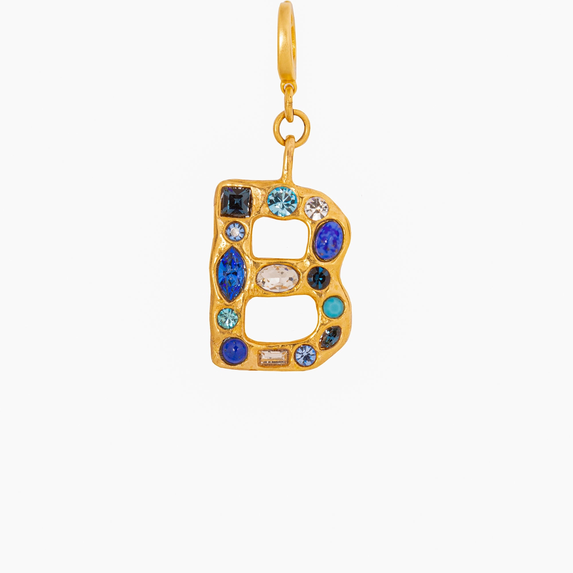 Sky Light Initial Clip-On Charm