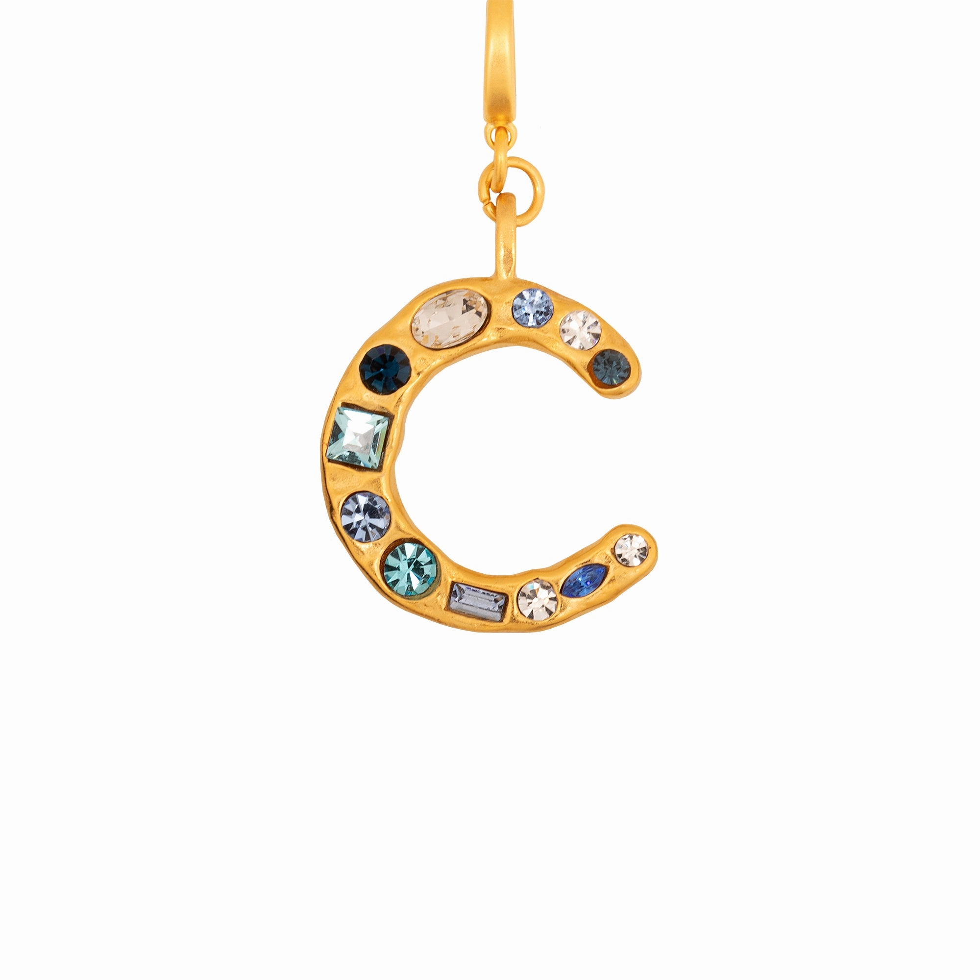Sky Light Initial Clip-On Charm