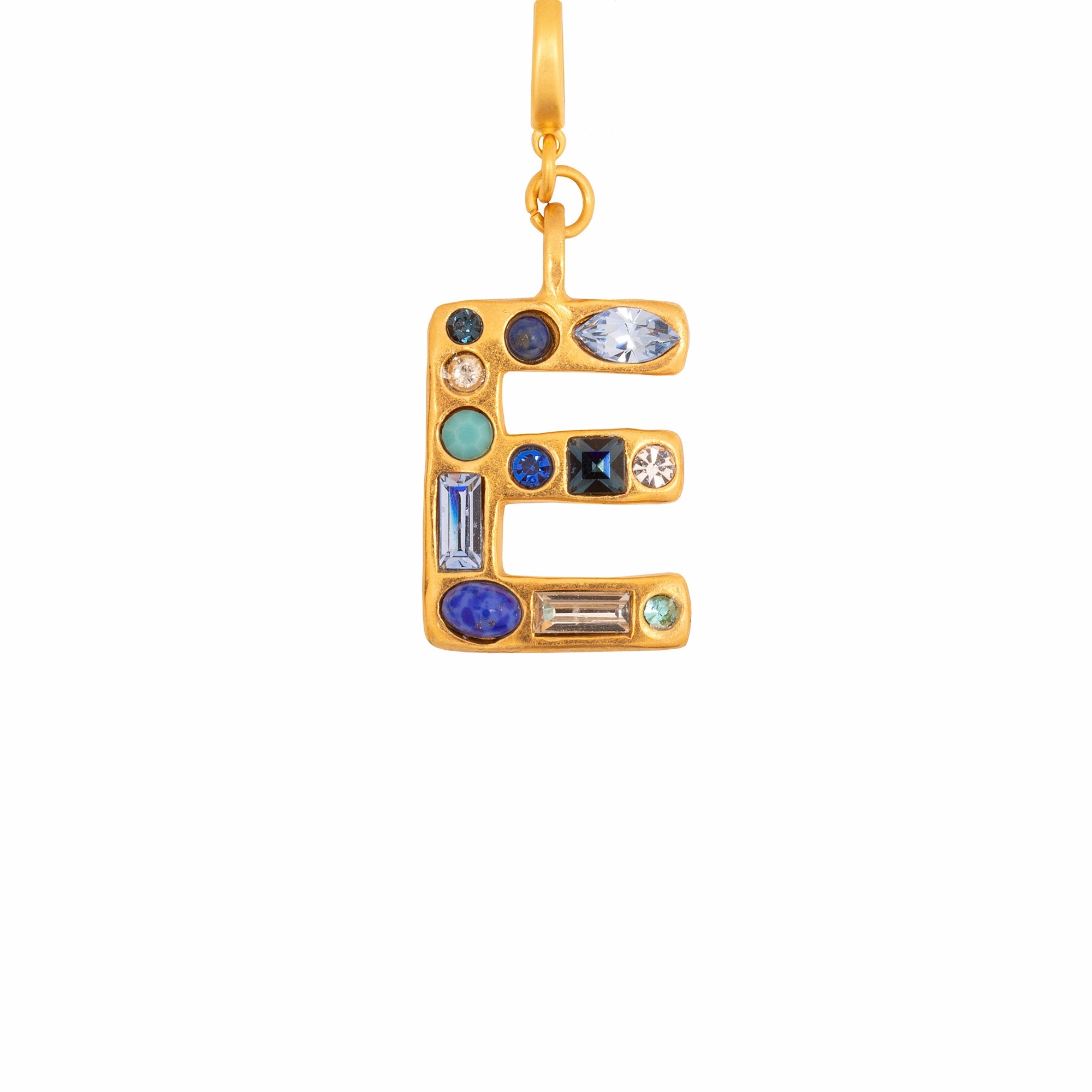Sky Light Initial Clip-On Charm