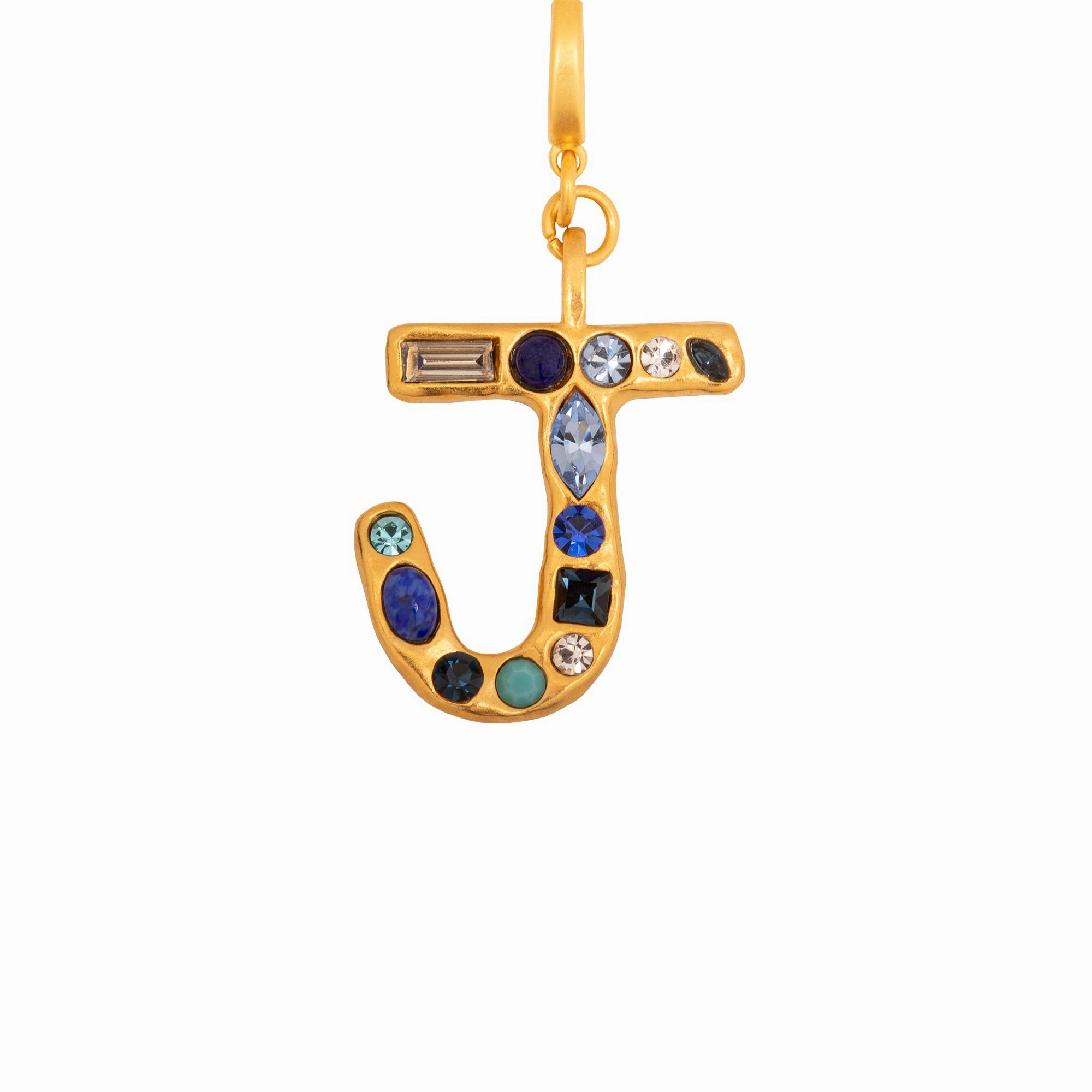 Sky Light Initial Clip-On Charm