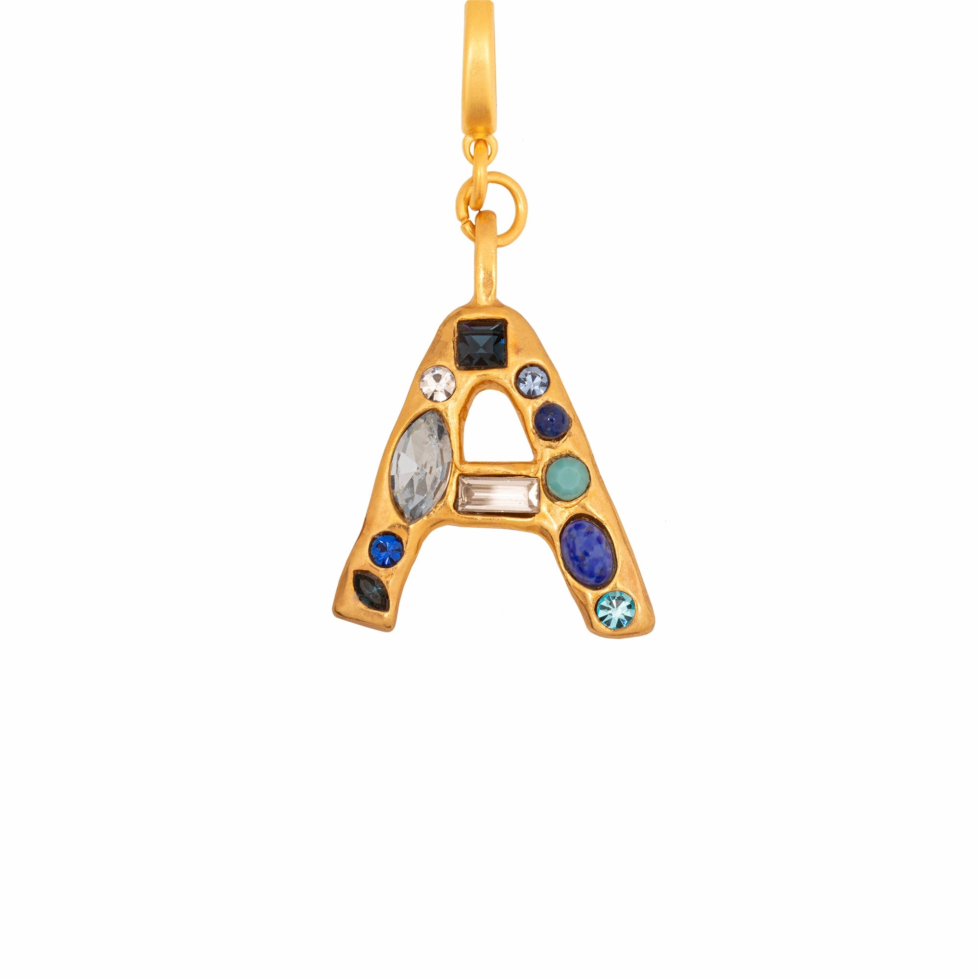 Sky Light Initial Clip-On Charm
