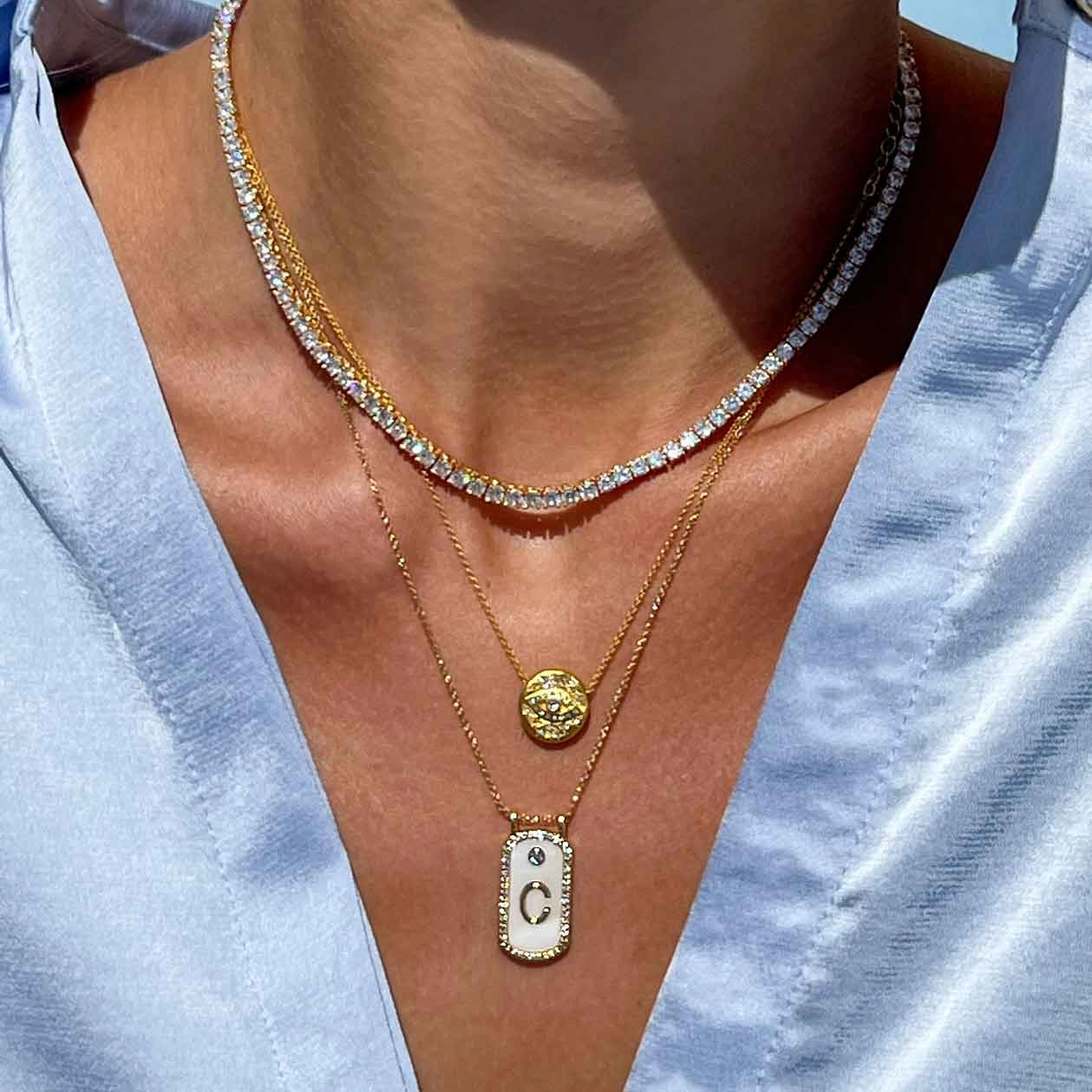 Skye Initial Necklace