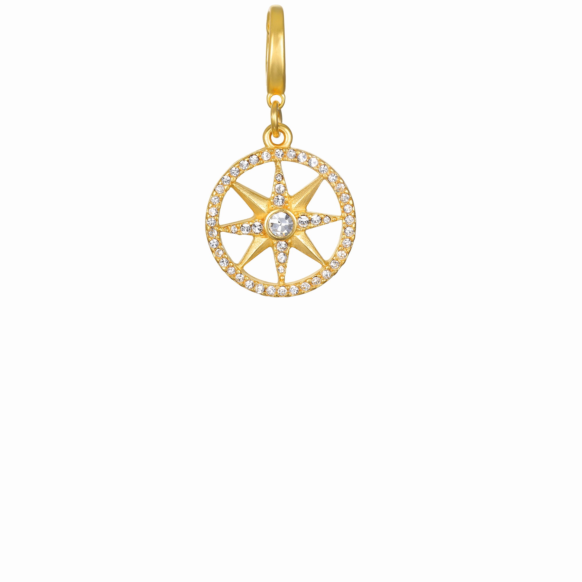 Soleil Compass Clip-On Charm