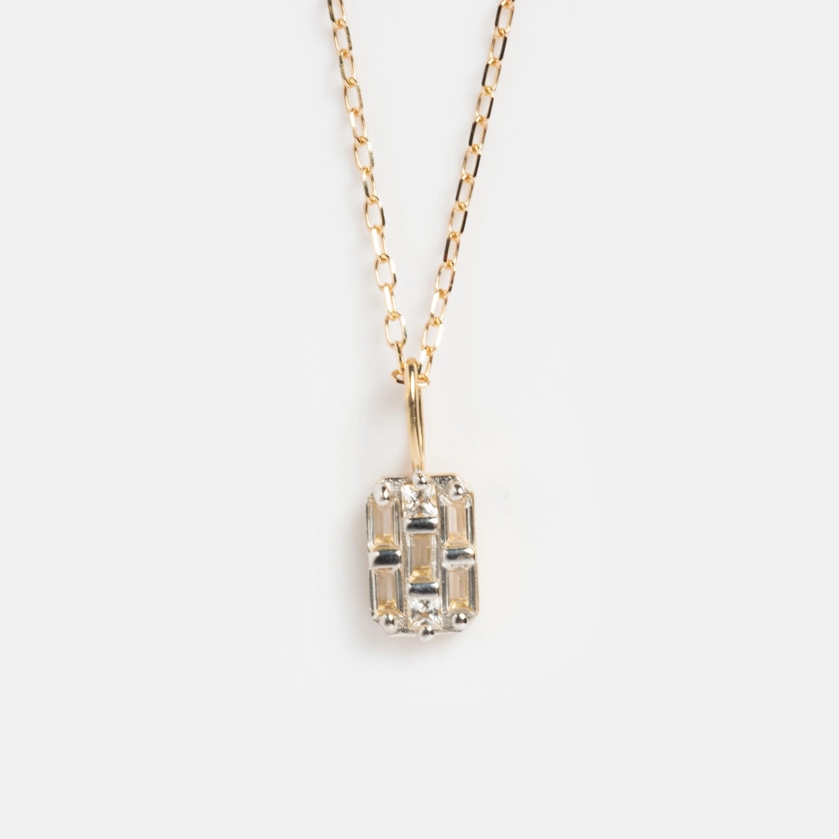 Solid Gold 2025 April Capsule White Topaz Statement Set with Free Gift