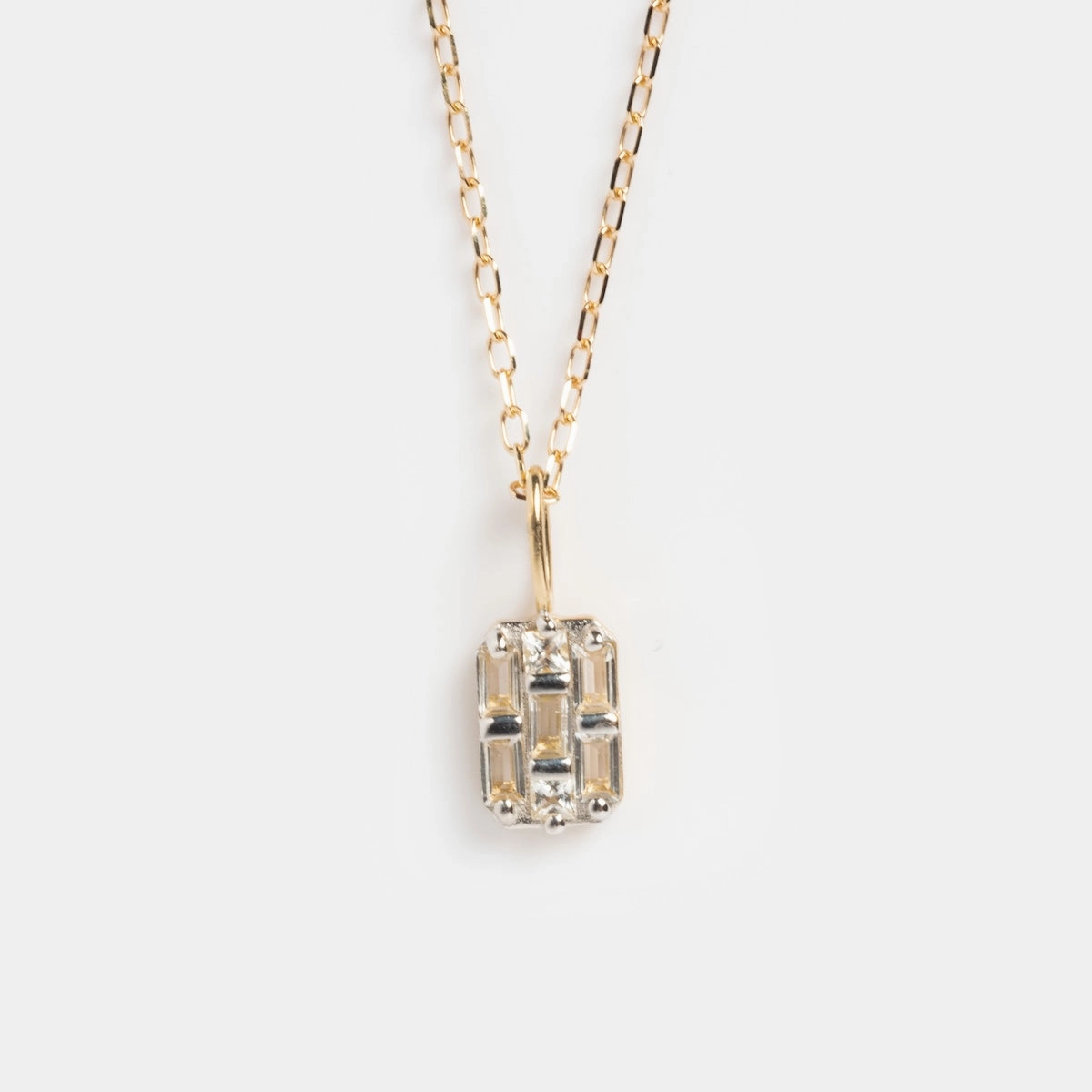 Solid Gold 2025 April Capsule White Topaz Statement Set with Free Gift