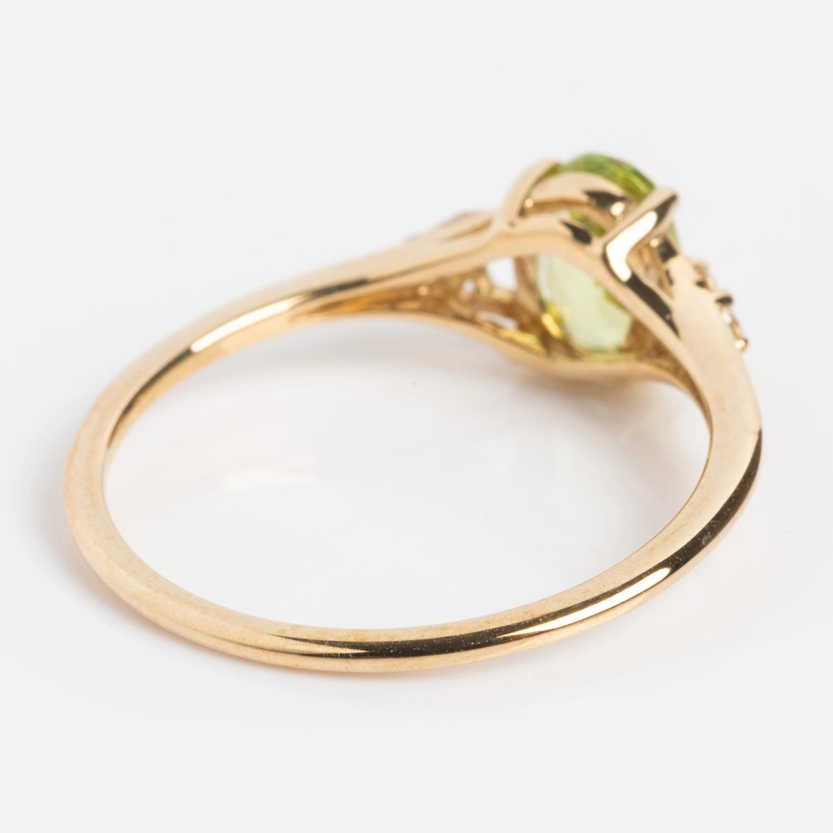 Solid Gold 2025 August Capsule Classic Peridot Statement Ring
