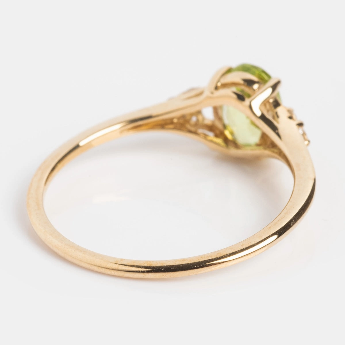 Solid Gold 2025 August Capsule Classic Peridot Statement Ring