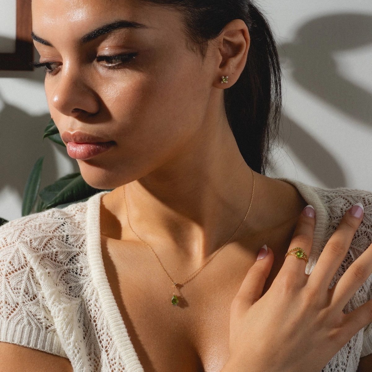 Solid Gold 2025 August Capsule Peridot Full Set with Free Gift