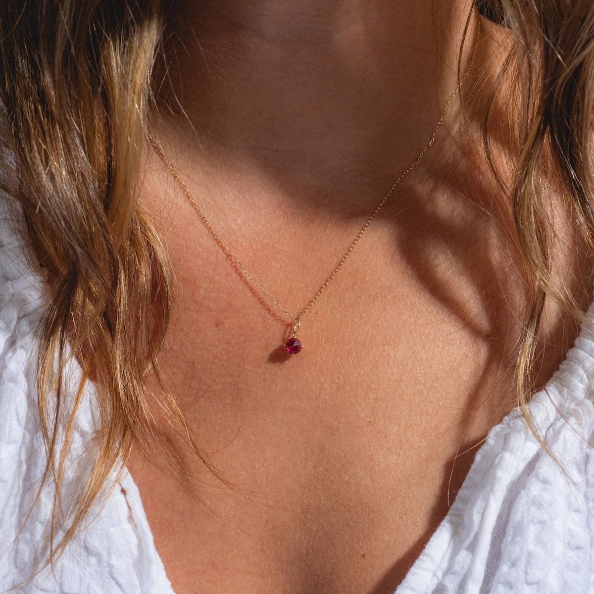 Solid Gold 2025 July Capsule Ruby Statement Set with Free Gift