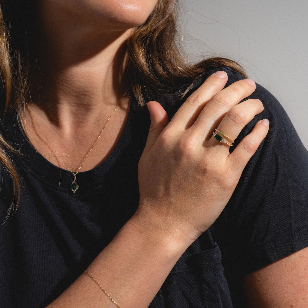 Solid Gold 2025 May Capsule Classic Emerald Statement Ring