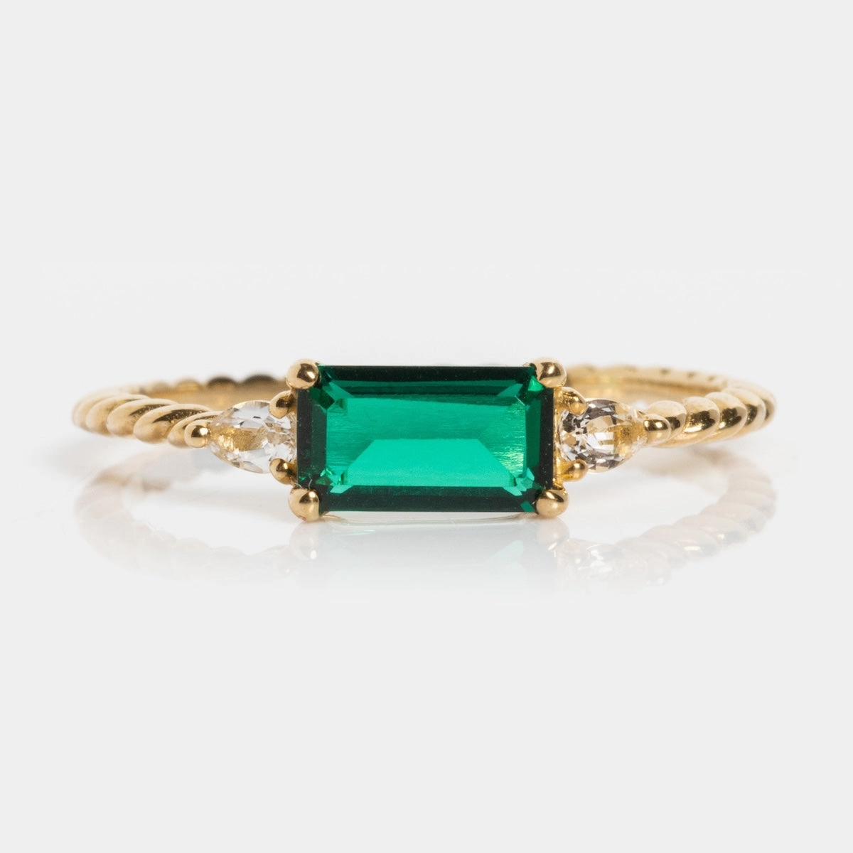 Solid Gold 2025 May Capsule Classic Emerald Statement Ring